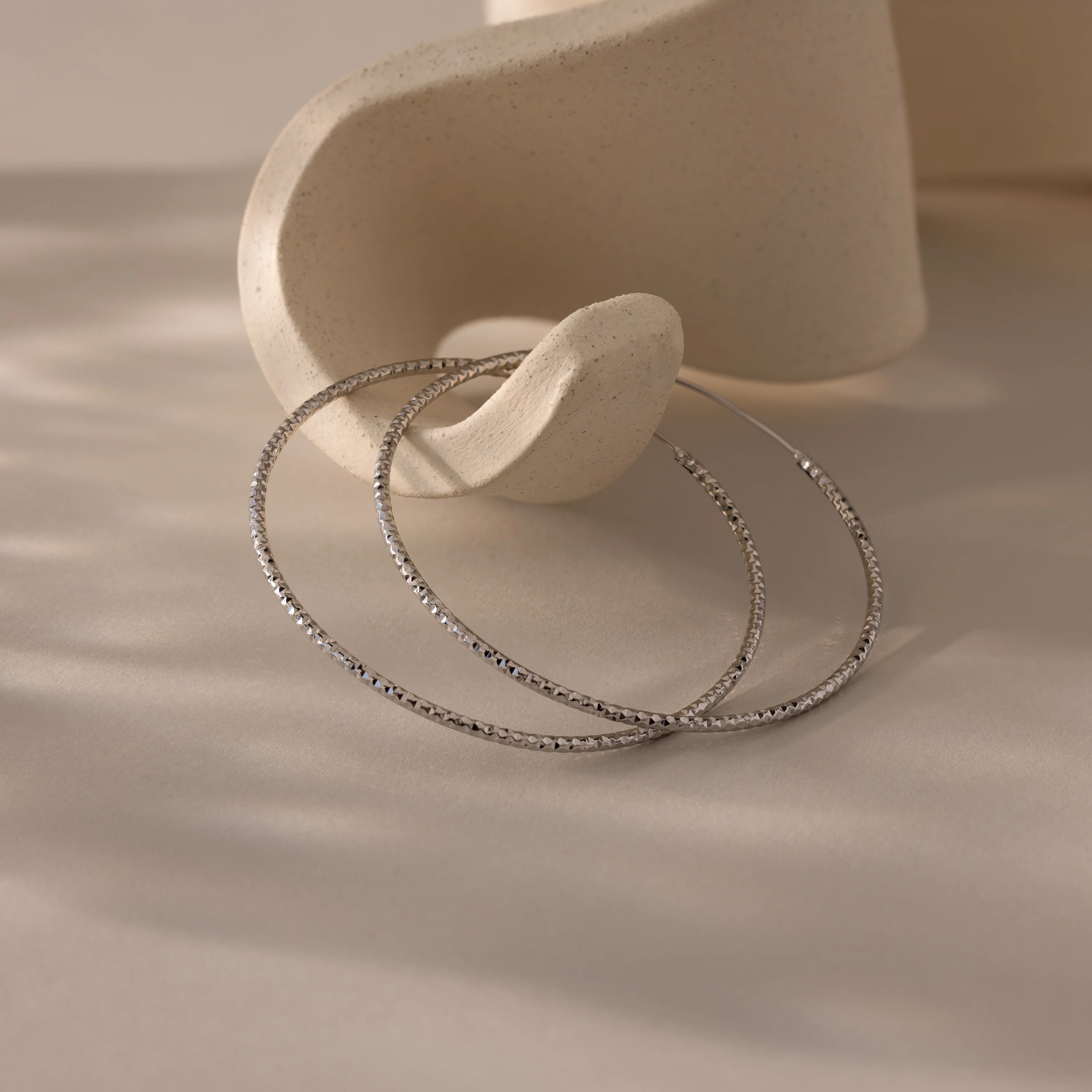Large Sparkle Hoops - Image 3