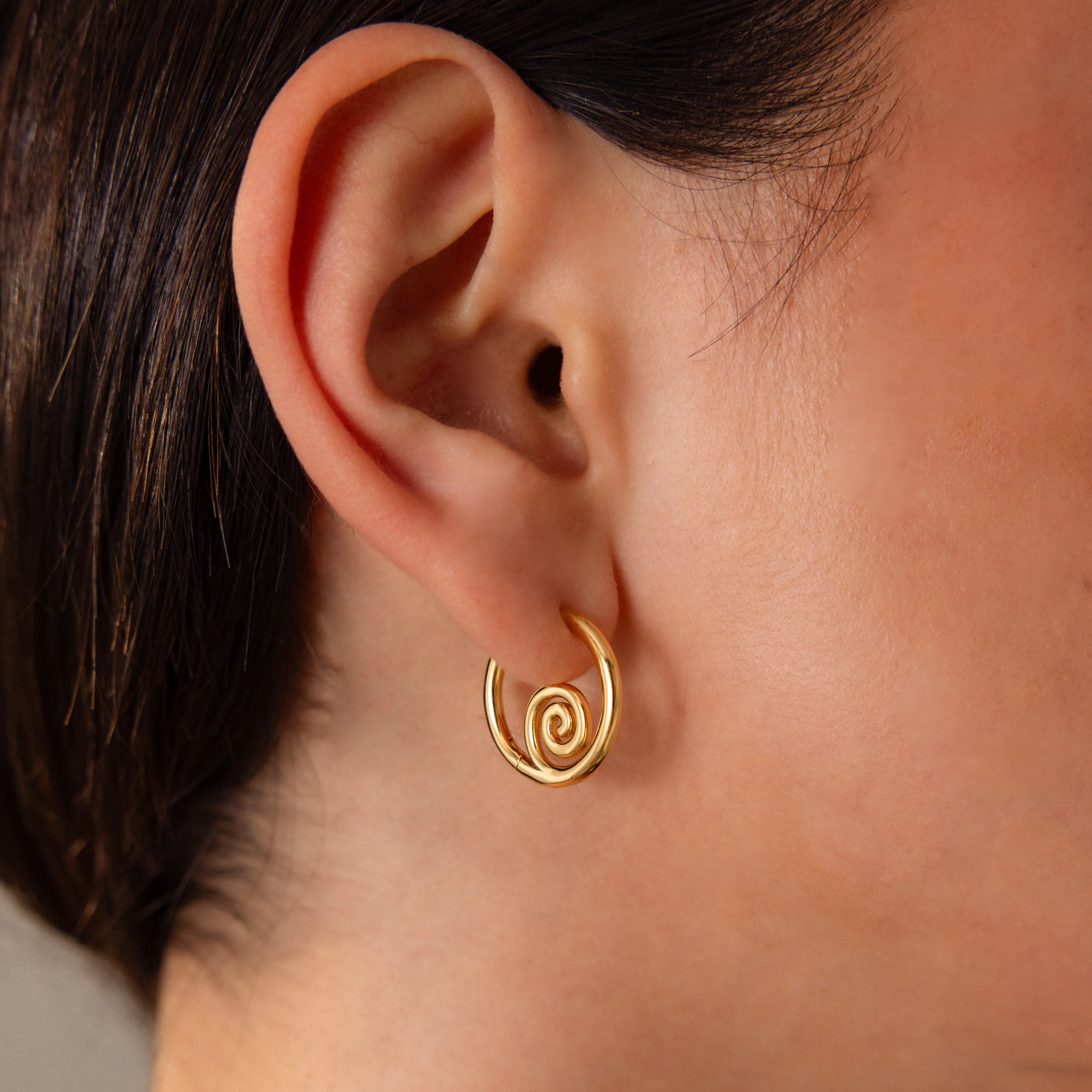 Spiral Swirl Hoops - Image 3