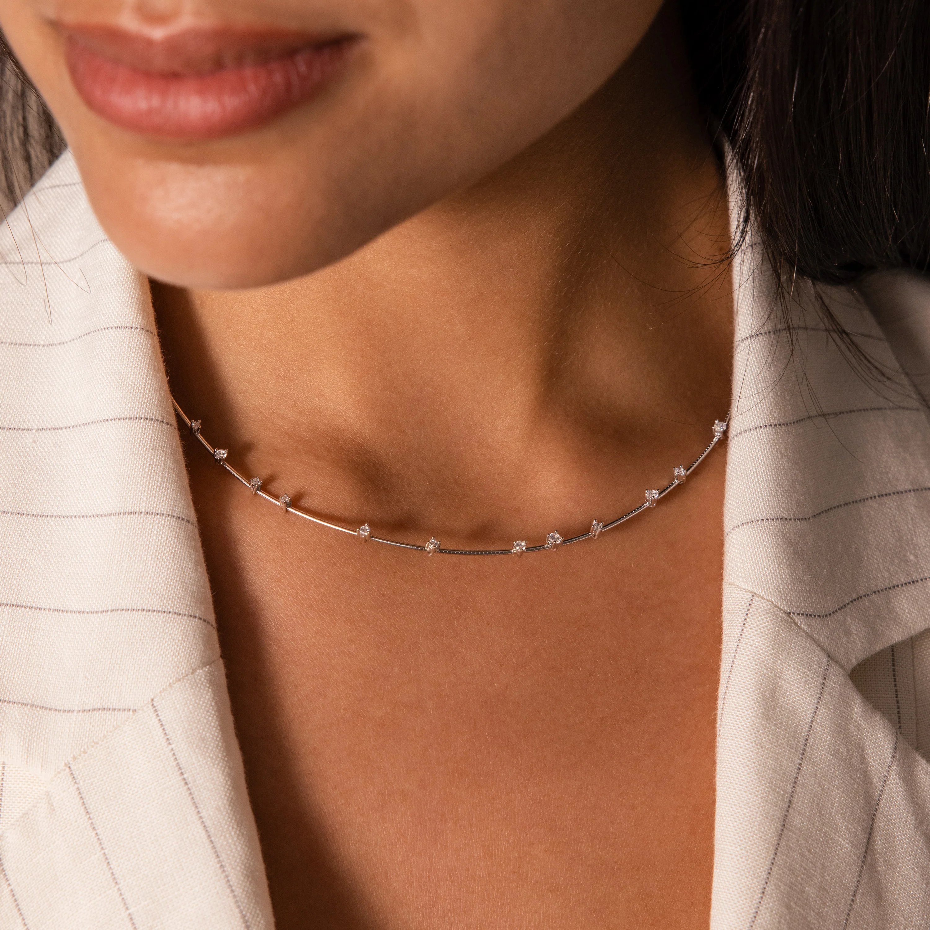 Sprinkle Diamond Necklace - Image 5