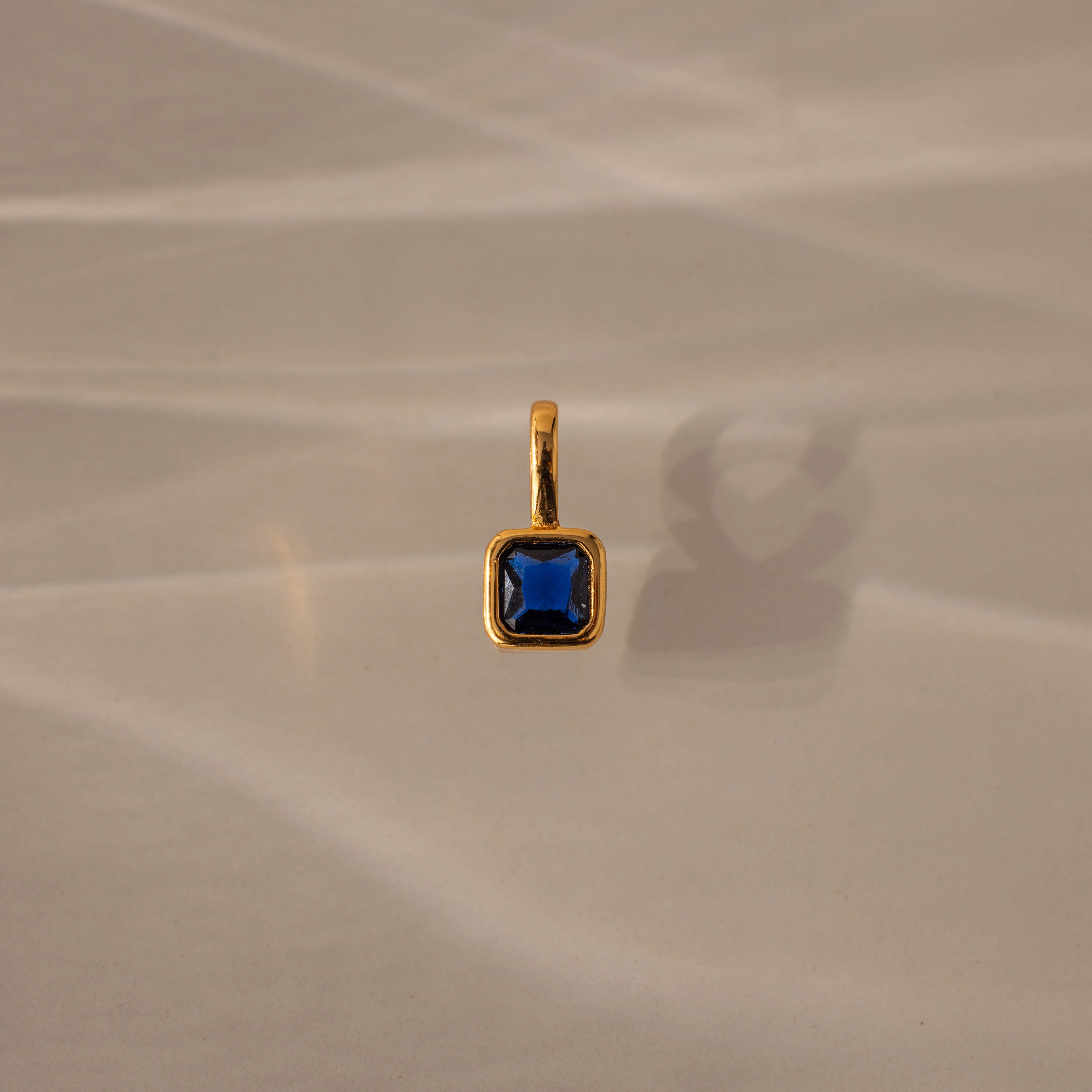 Square Bezel Birthstone Charm - Image 13