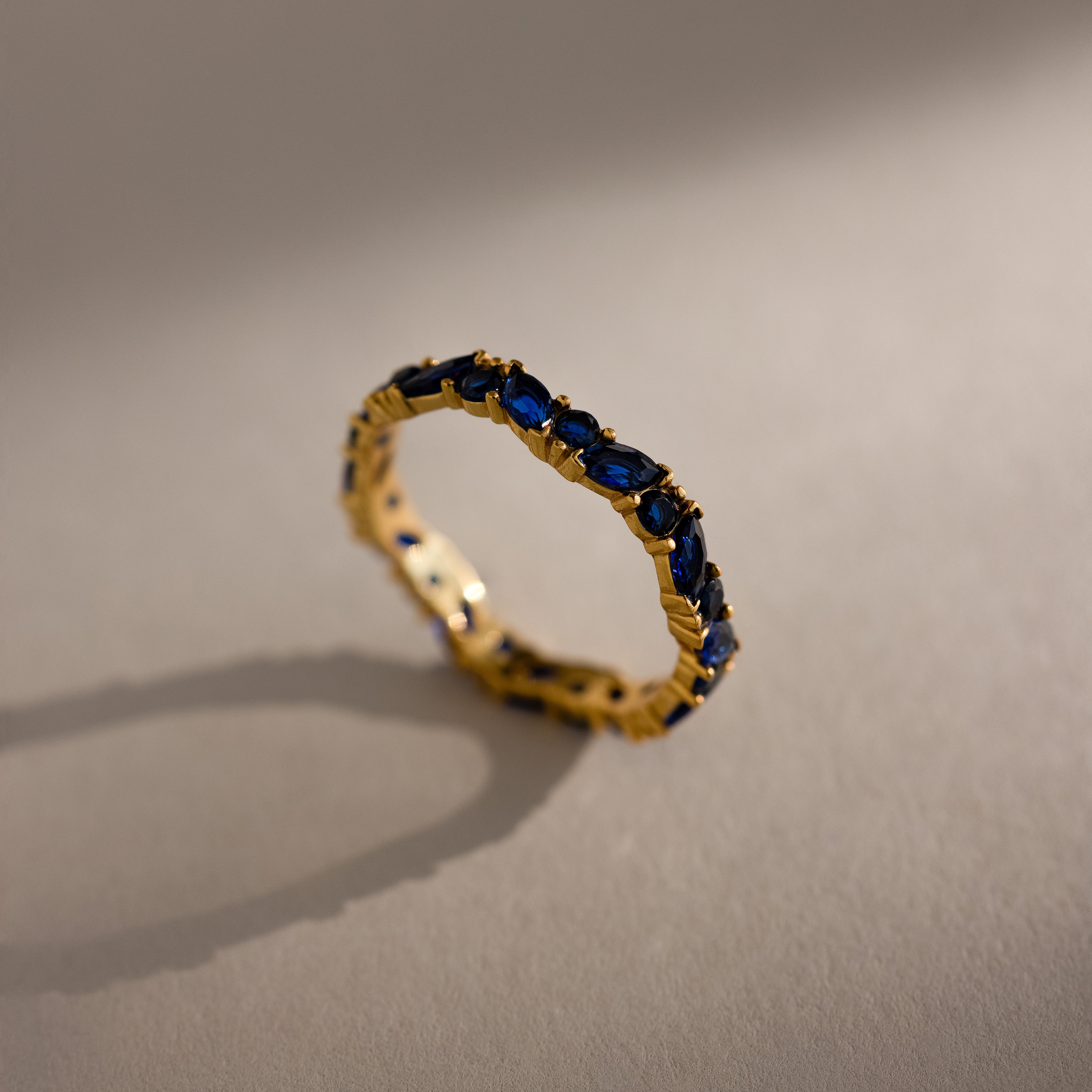 Staggered Marquise Birthstone Ring - Image 16