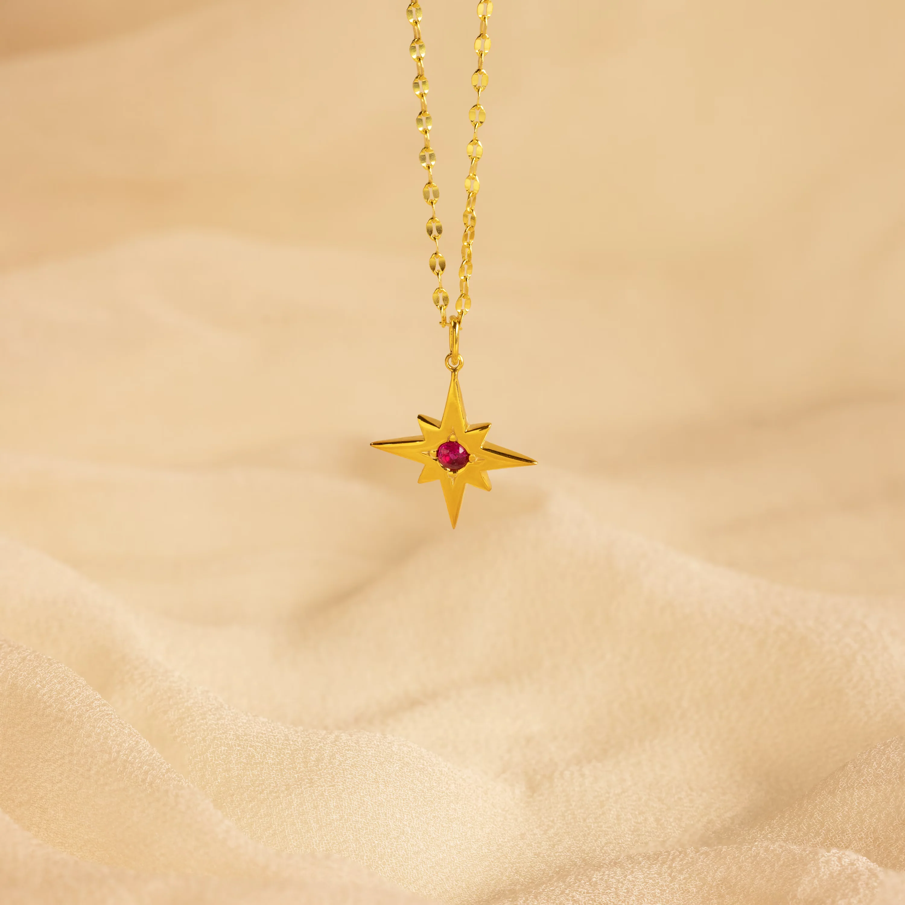 Star Birthstone Necklace - Image 7