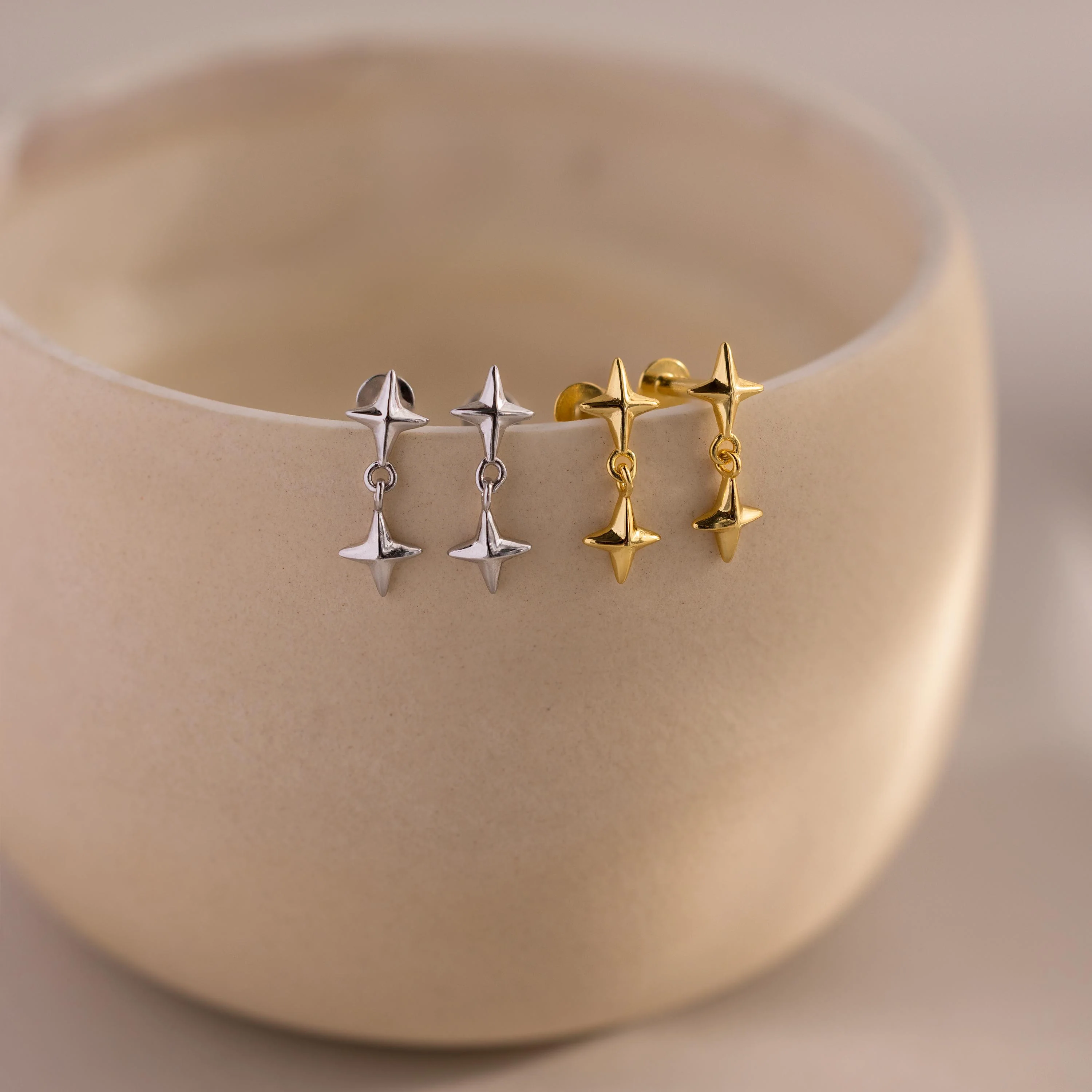 Star Drop Flatback Studs - Image 3