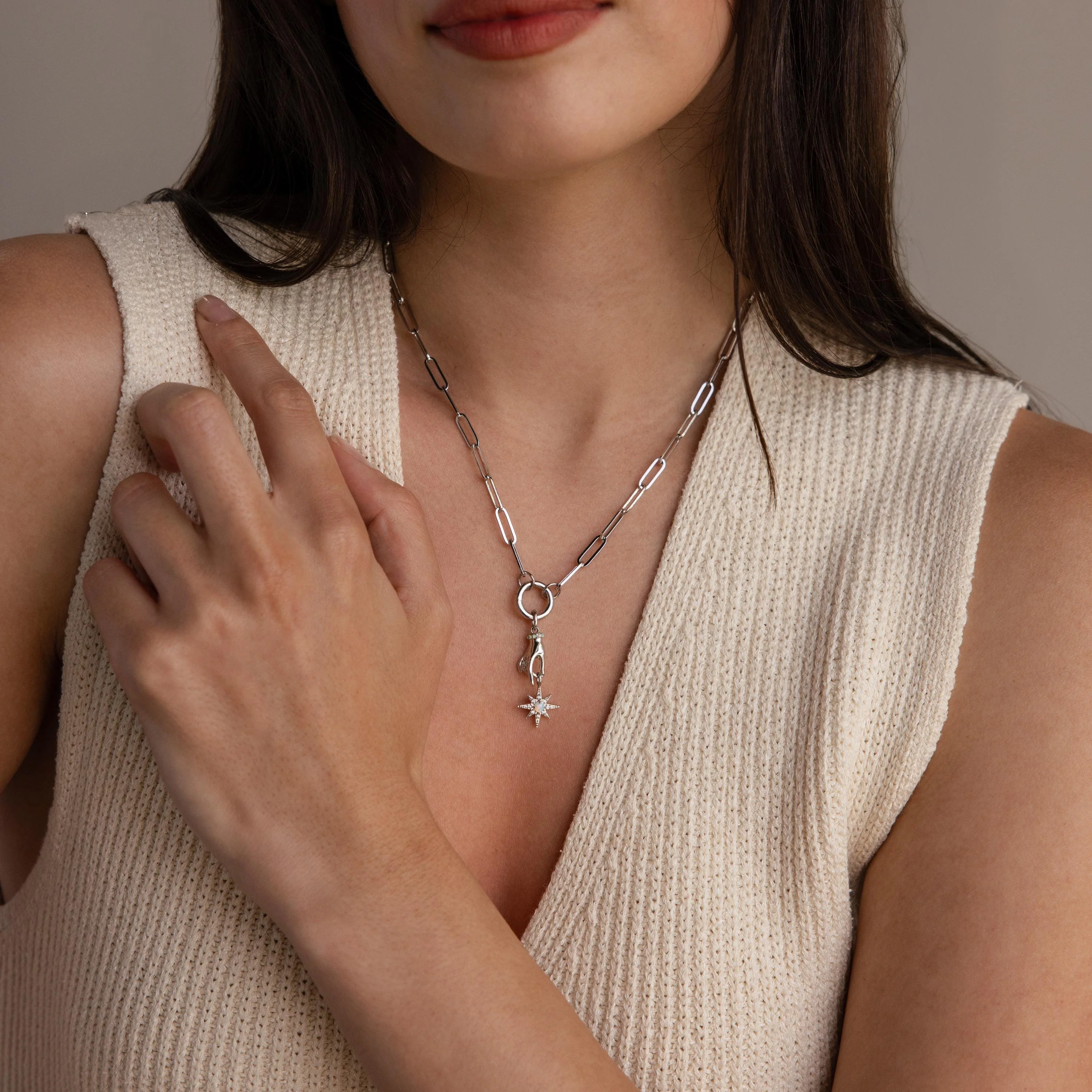 Star Opal Hand Charm - Image 5