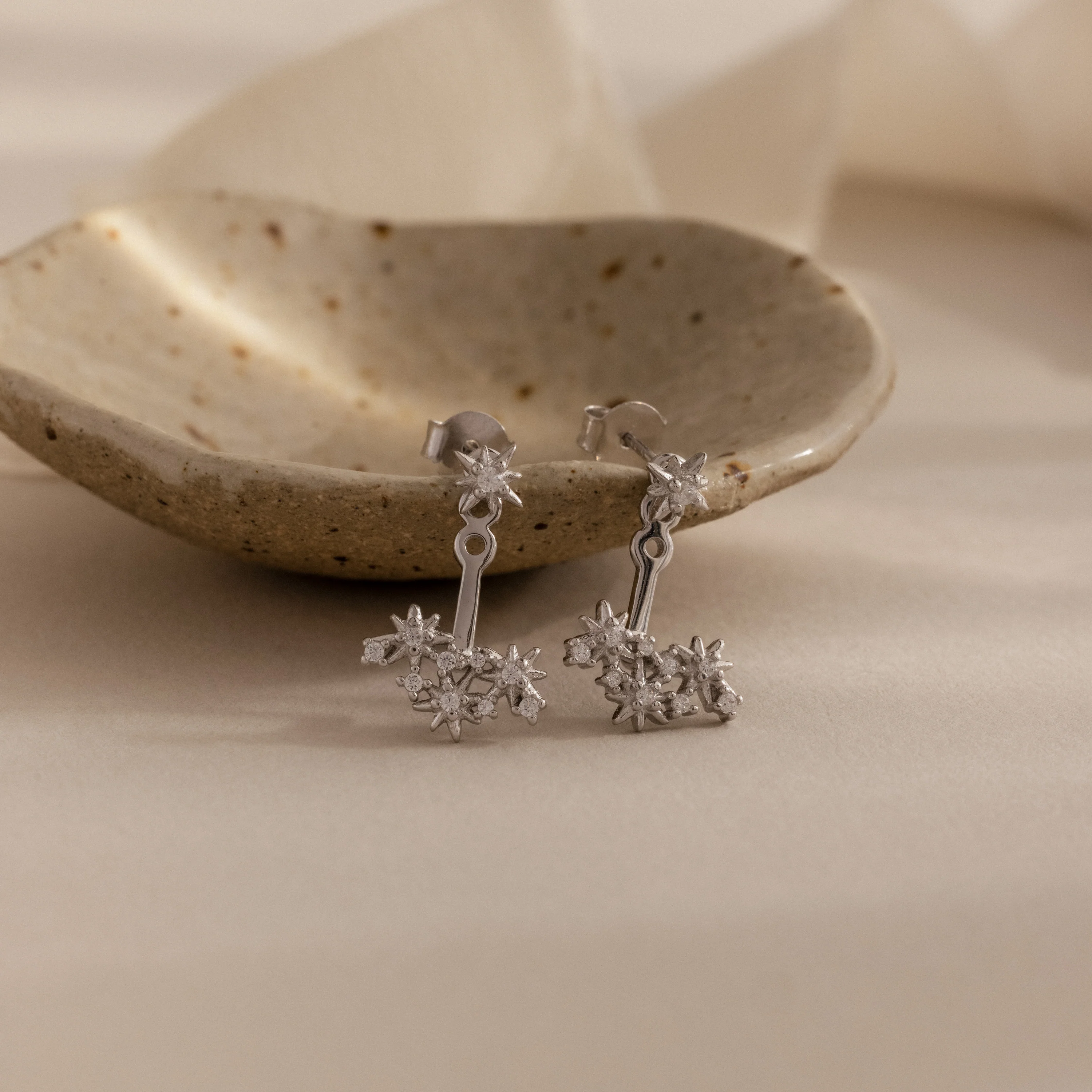 Starburst Cluster Ear Jackets - Image 4