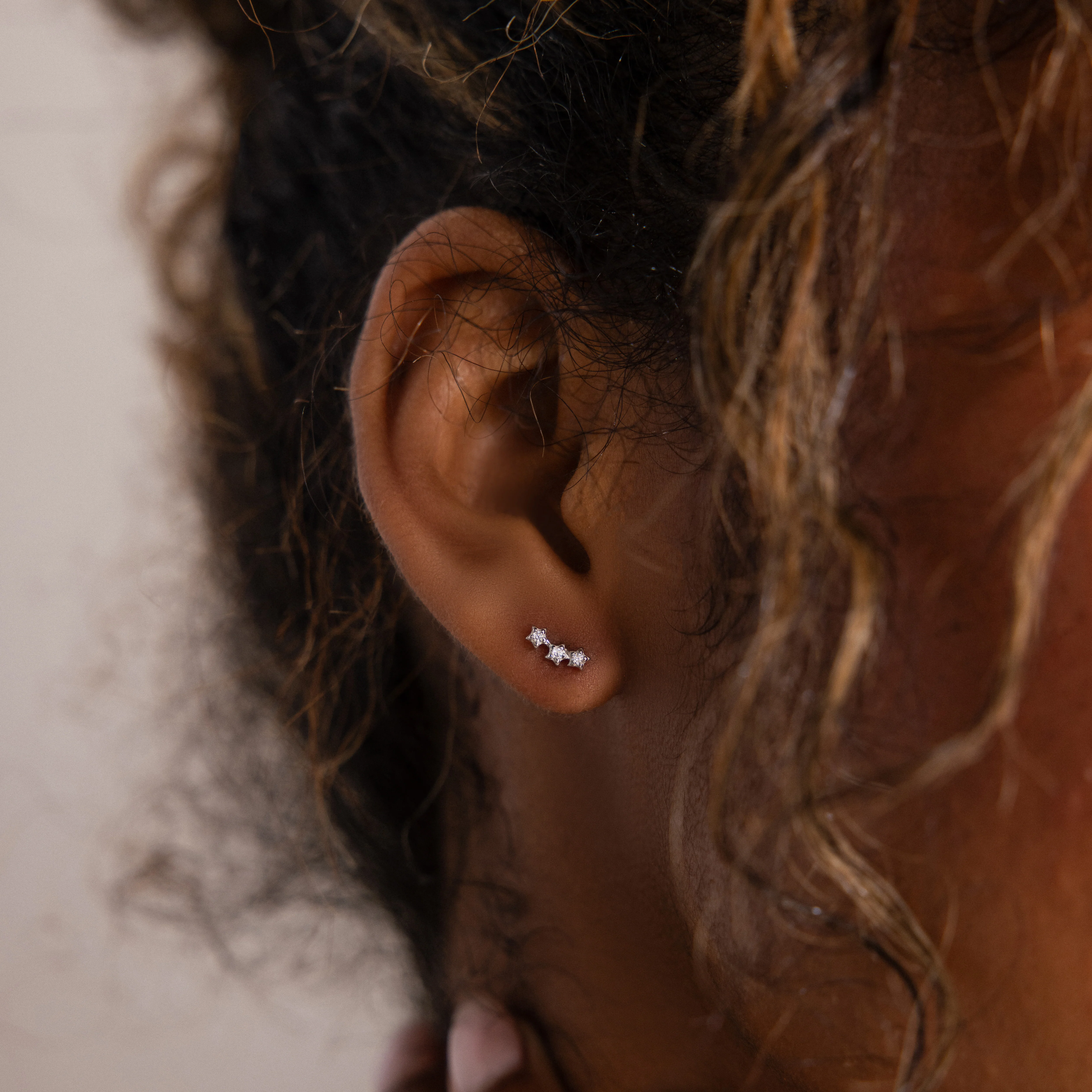 Stella Star Studs in Silver - Image 2