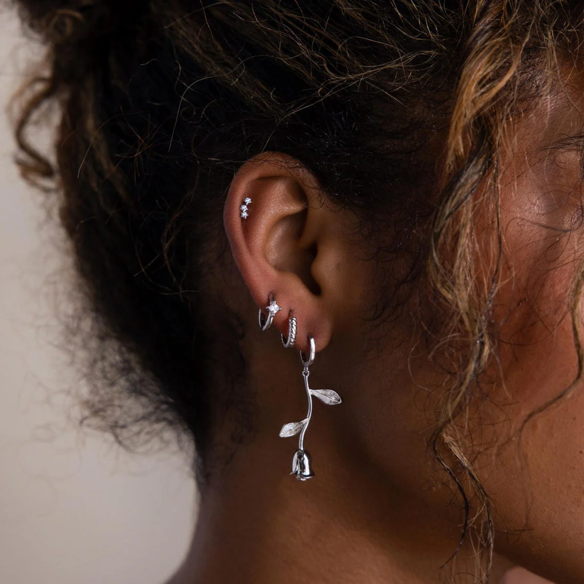 Stella Star Studs in Silver - Image 5