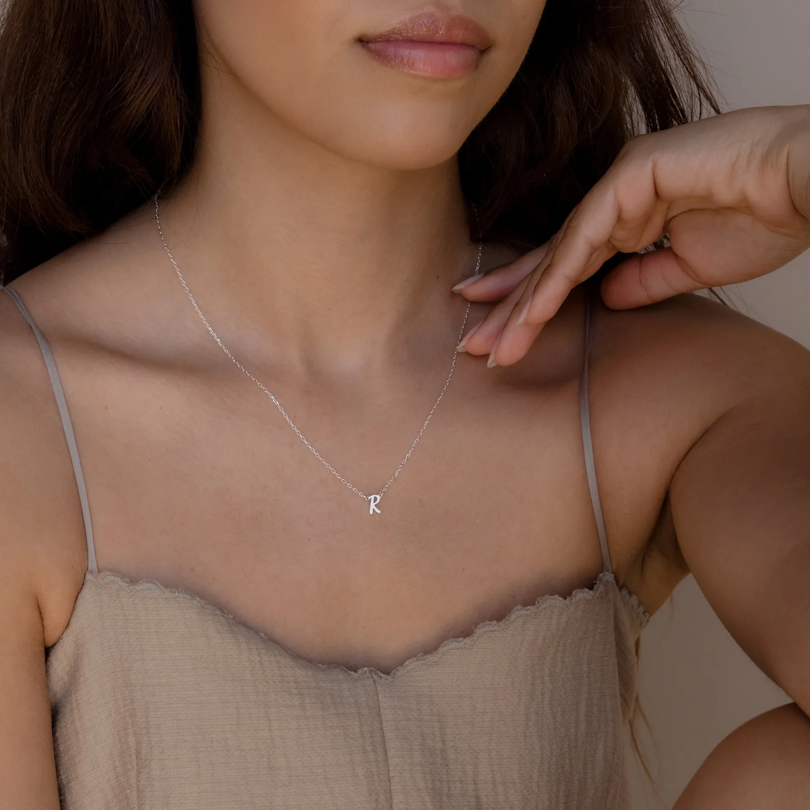Stylish Dainty Initial Necklace - Image 5