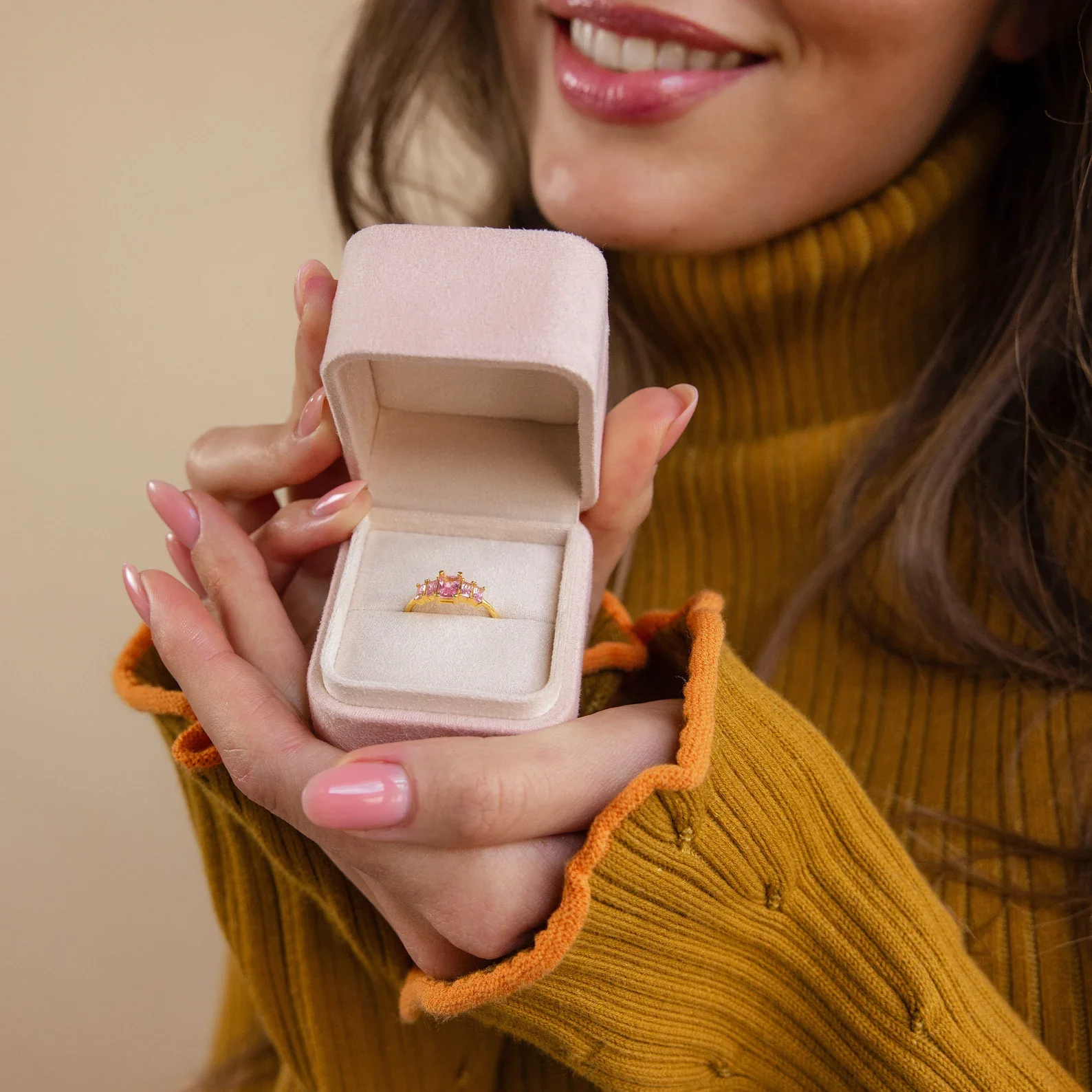 Suede Ring Box - Image 2