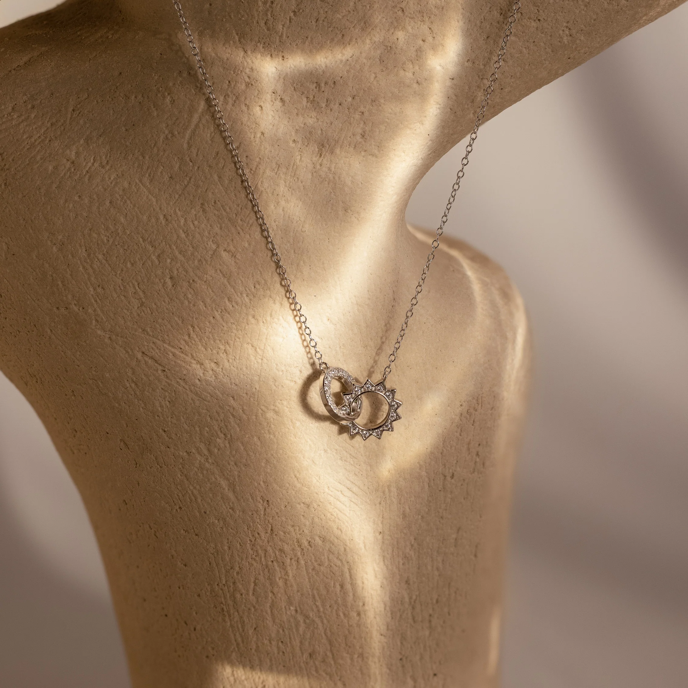Sun & Moon Eternity Necklace - Image 7