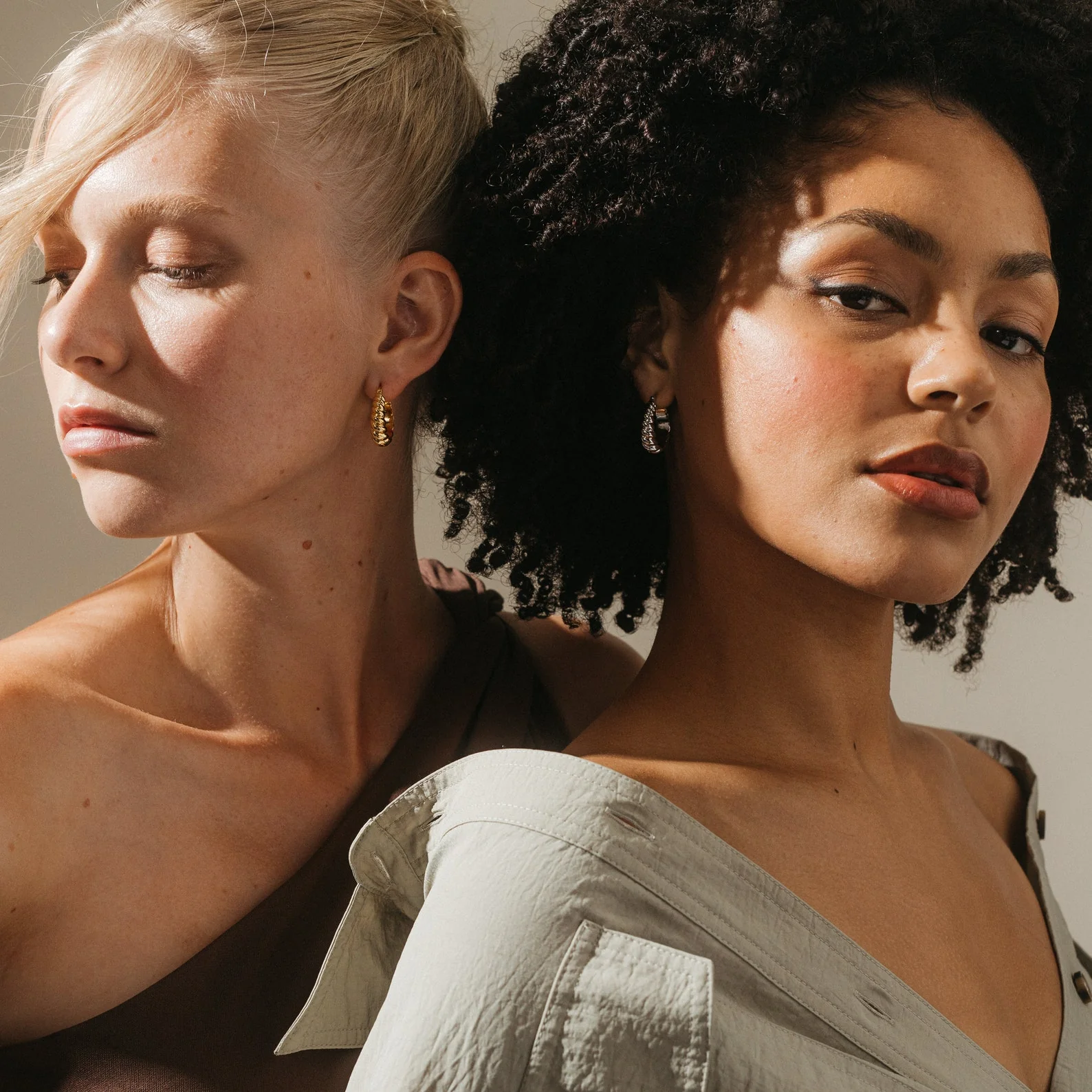 Sylvie Bold Croissant Hoops - Image 4