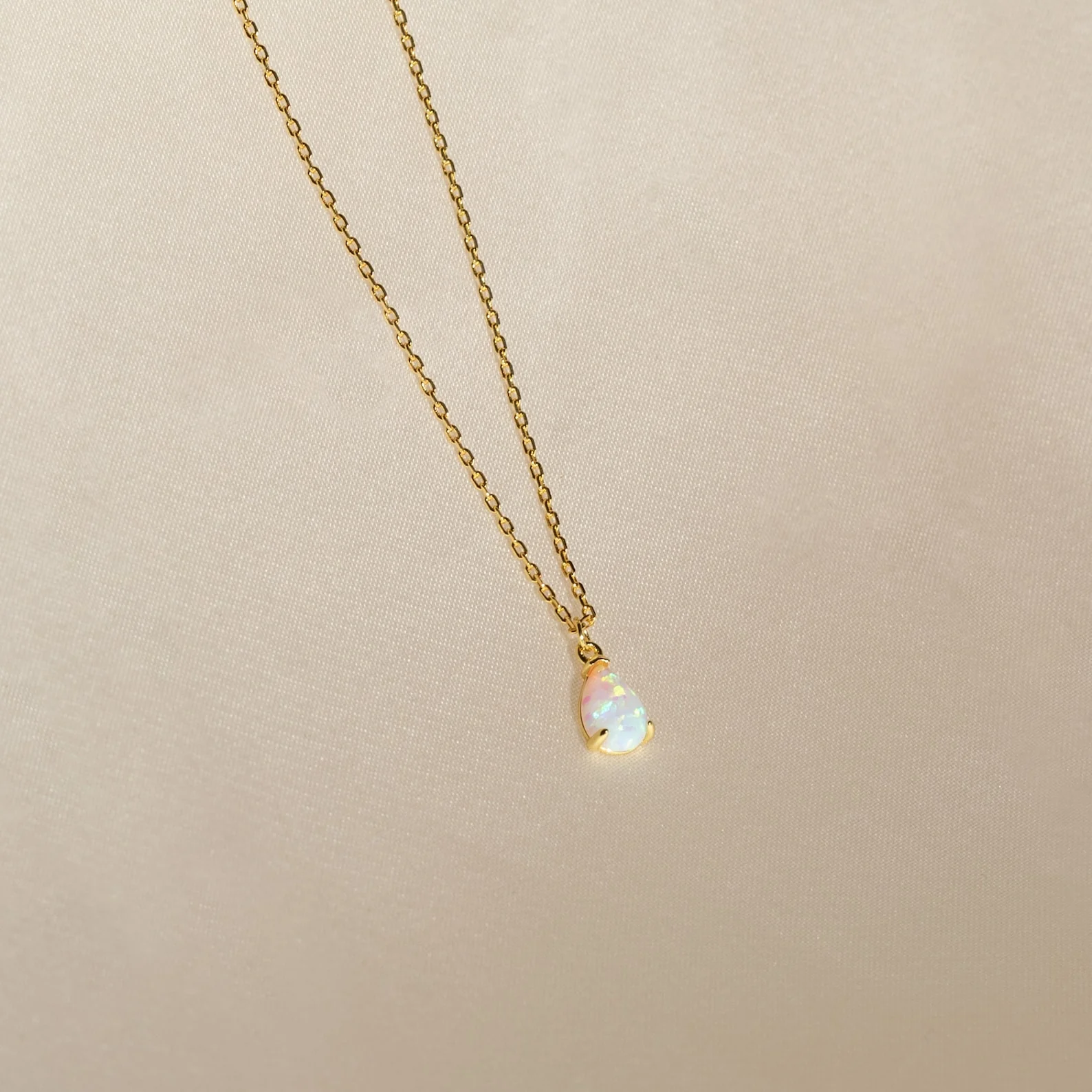 Tabitha Opal Drop Necklace - Image 2