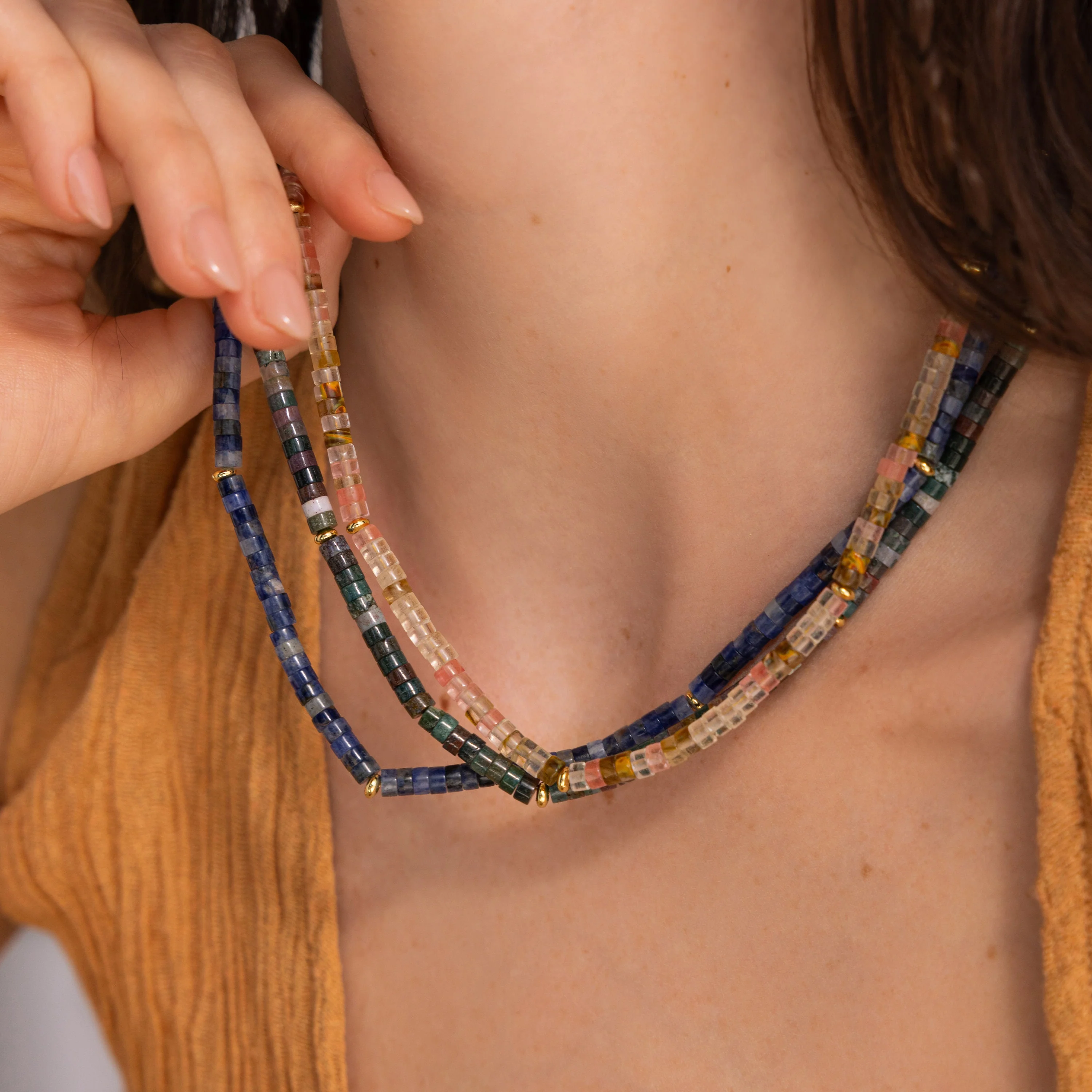 Tanzanite Beaded Necklace - Image 8