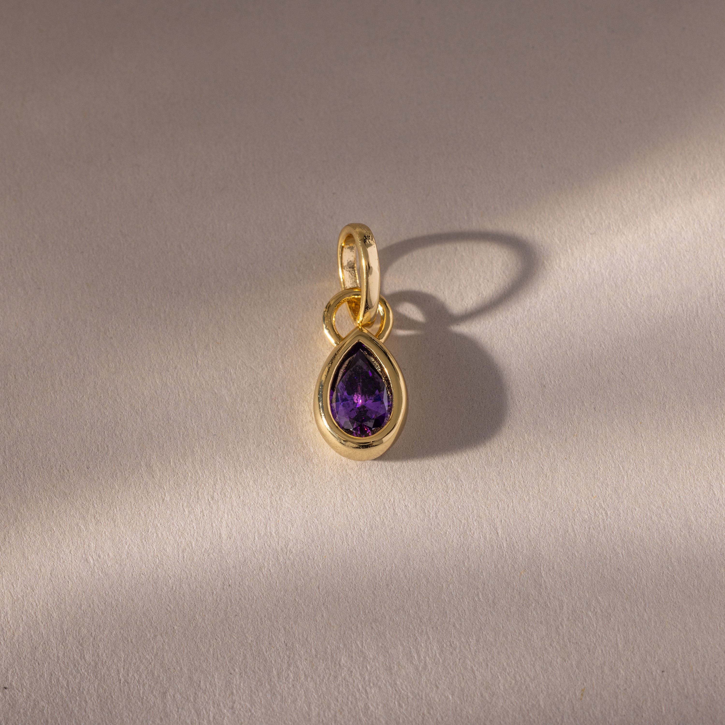 Teardrop Birthstone Charm - Image 2