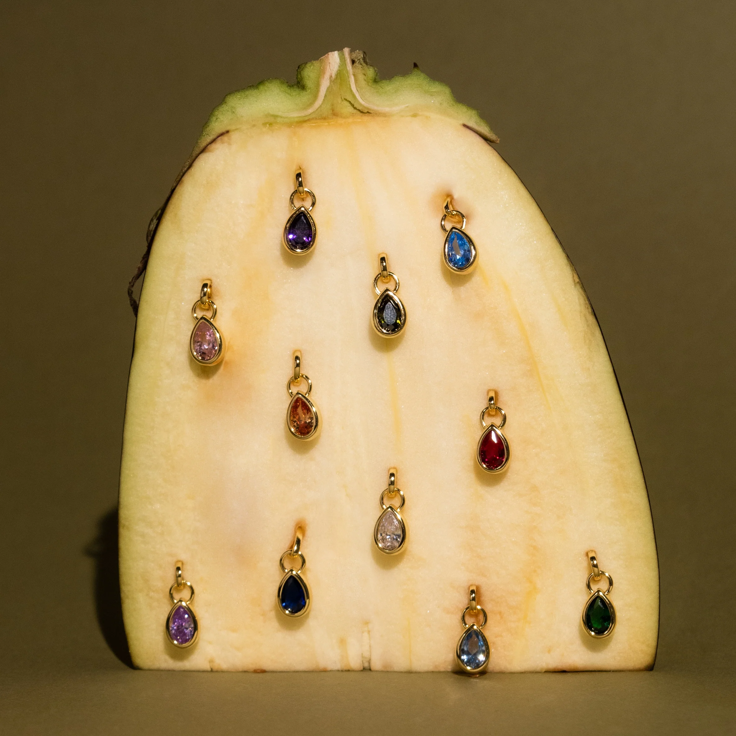Teardrop Birthstone Charm - Image 14