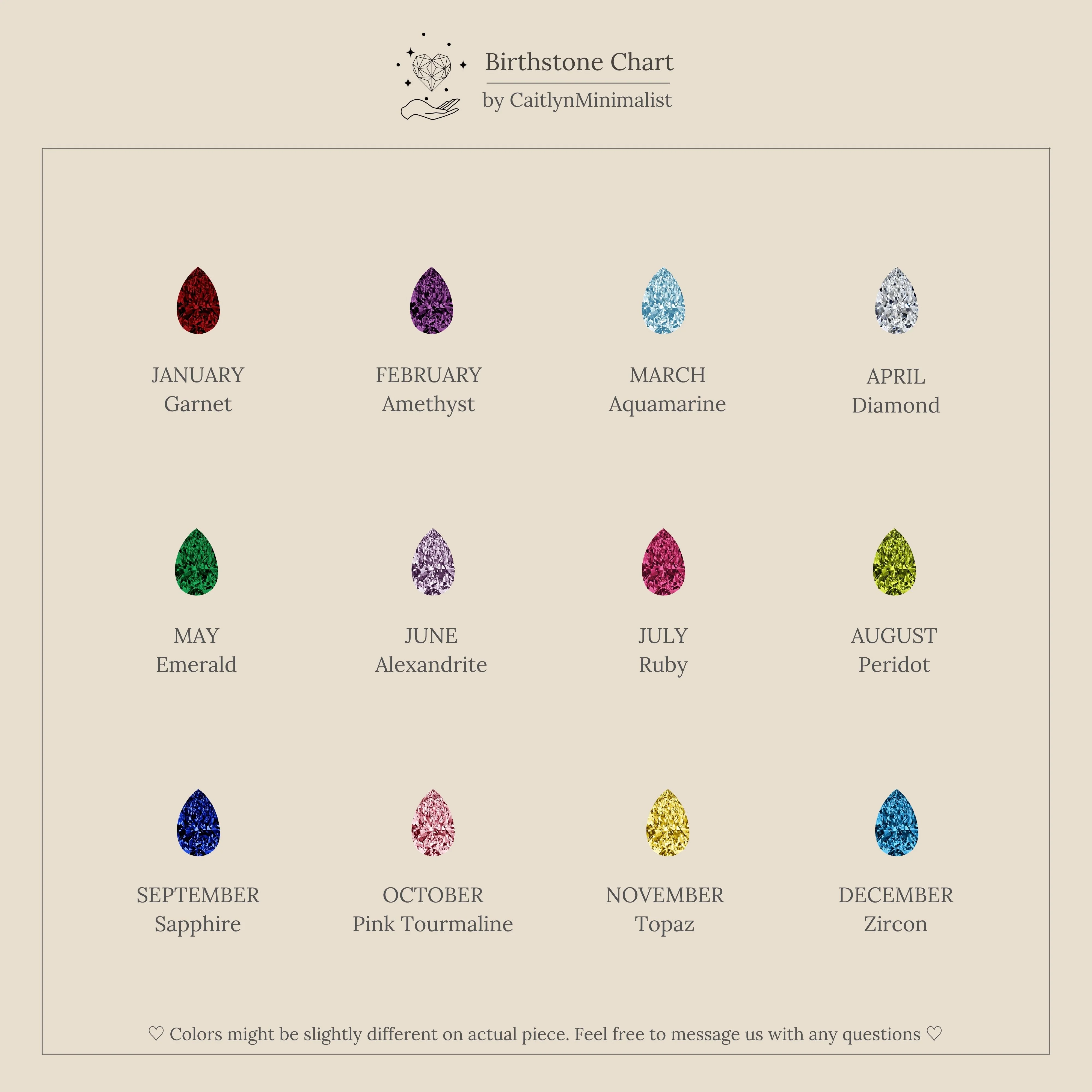 Teardrop Ruby Charm - Image 8