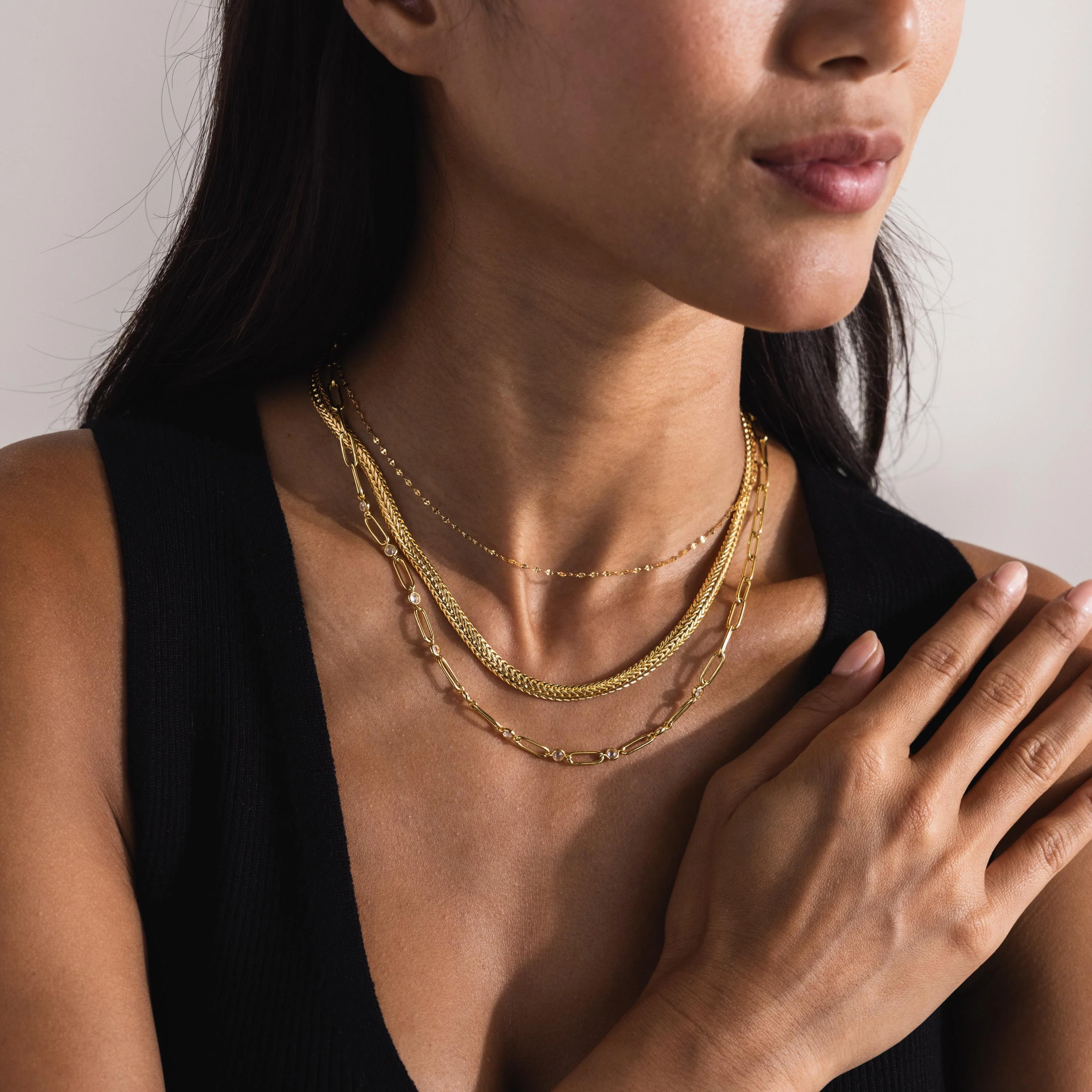 Thick Mesh Chain Necklace - Image 7