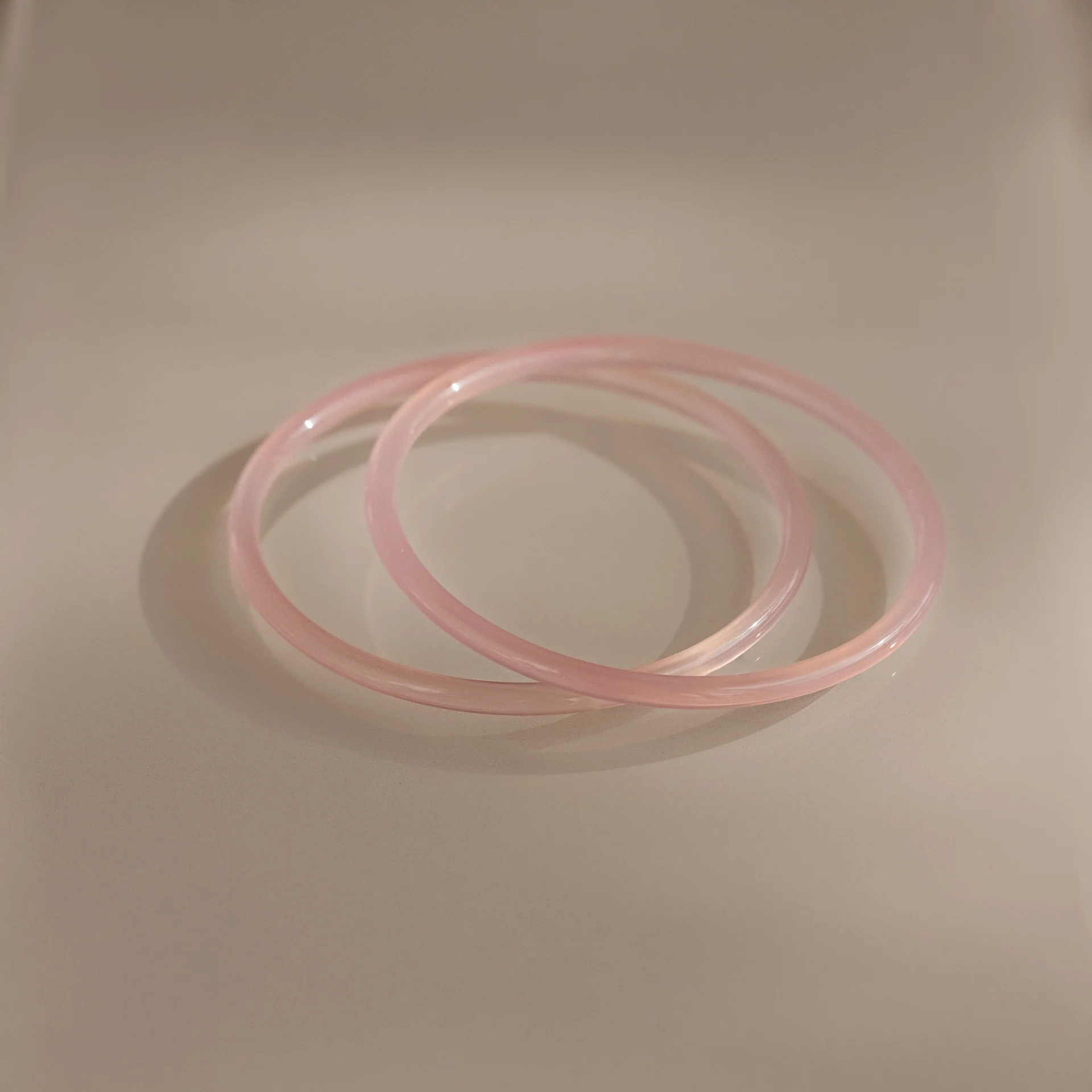 Thin Jade Bangle Set - Image 4