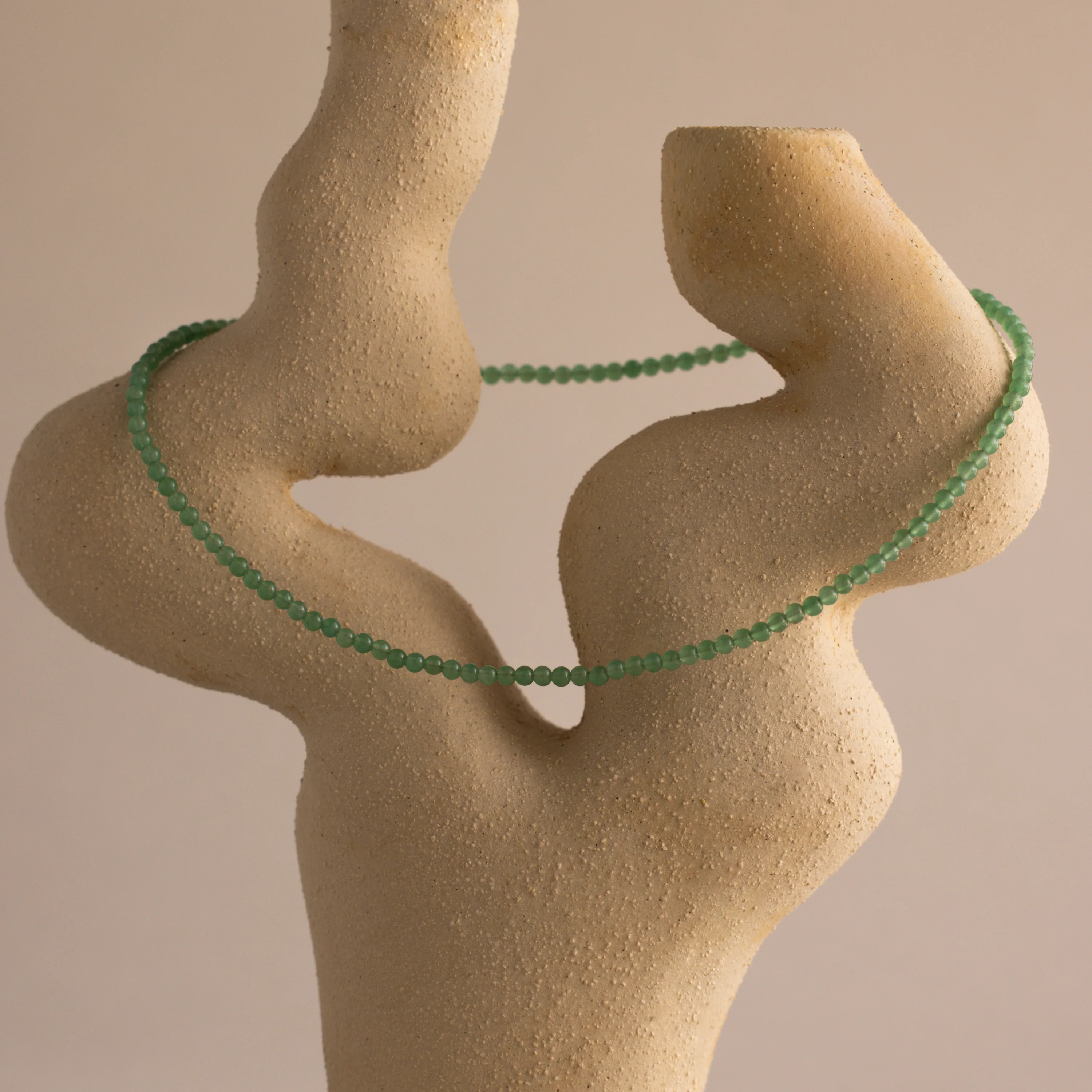 Tiny Aventurine Choker Necklace - Image 6