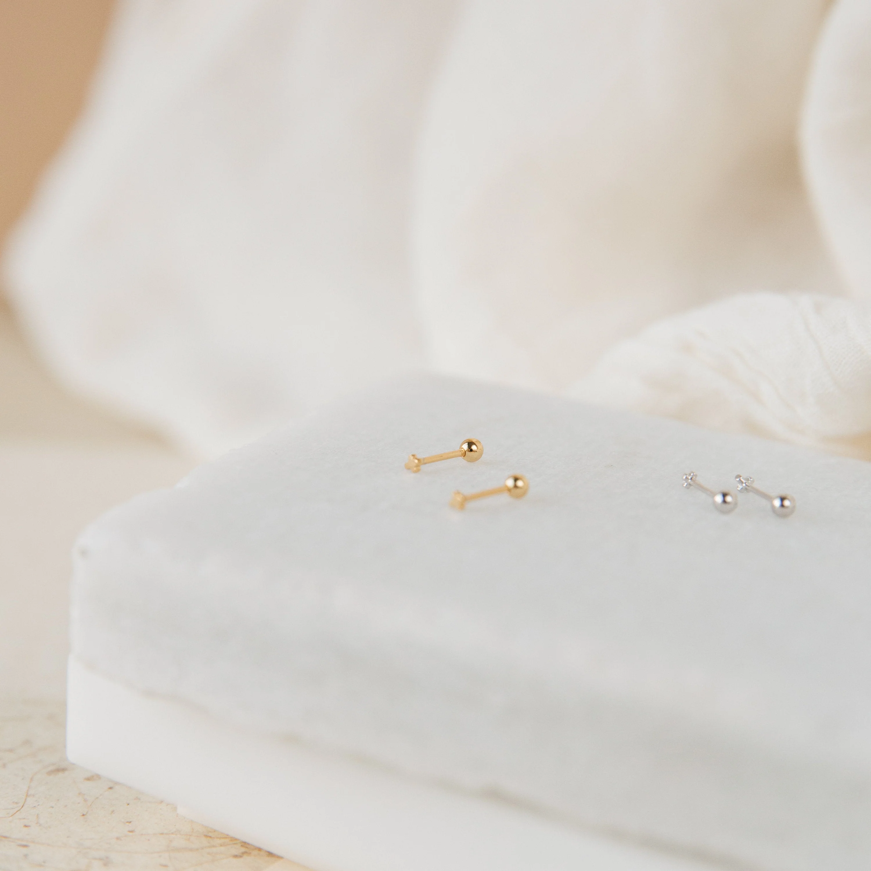 Tiny Cross Studs - Image 3