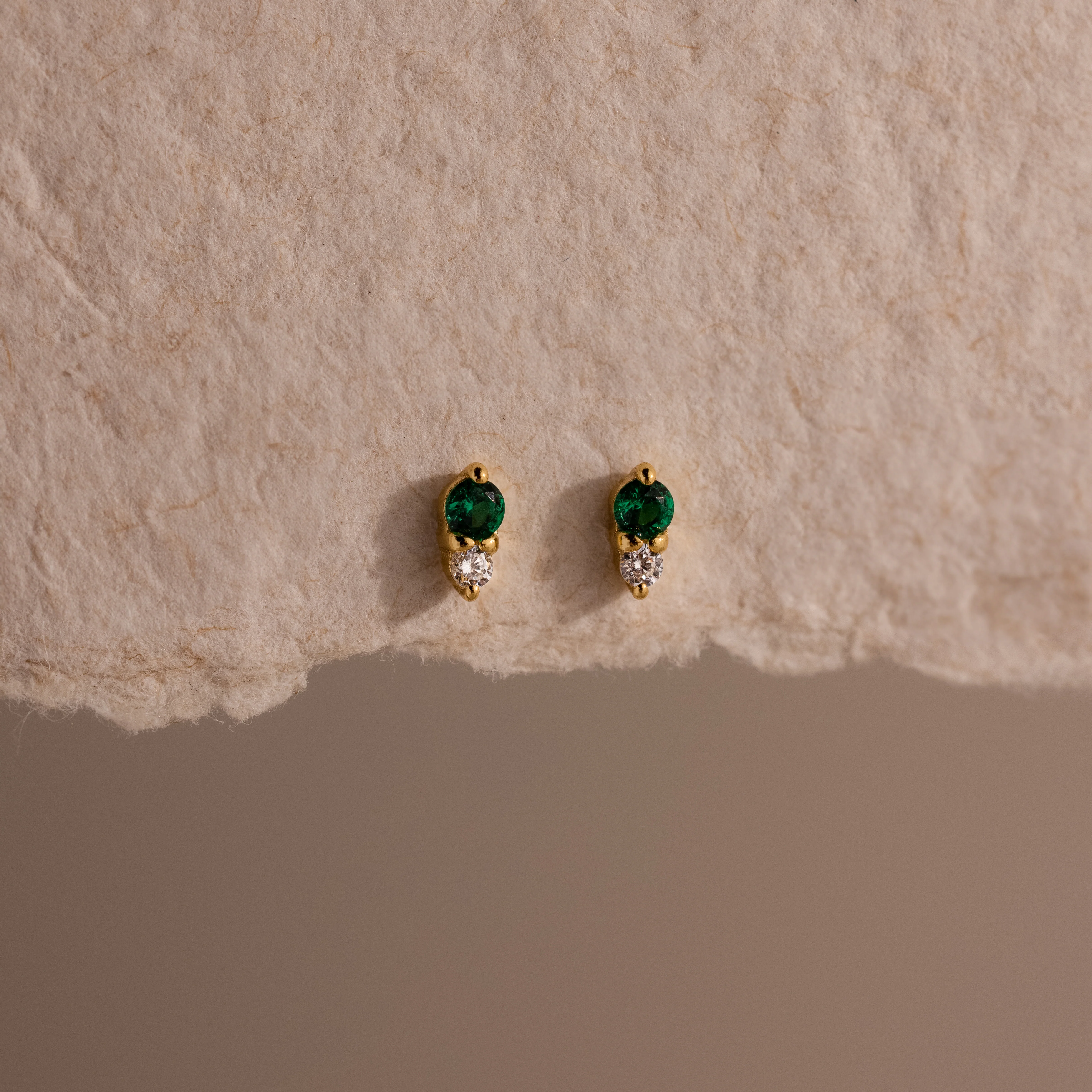 Tiny Duo Birthstone Flatback Studs - Image 5
