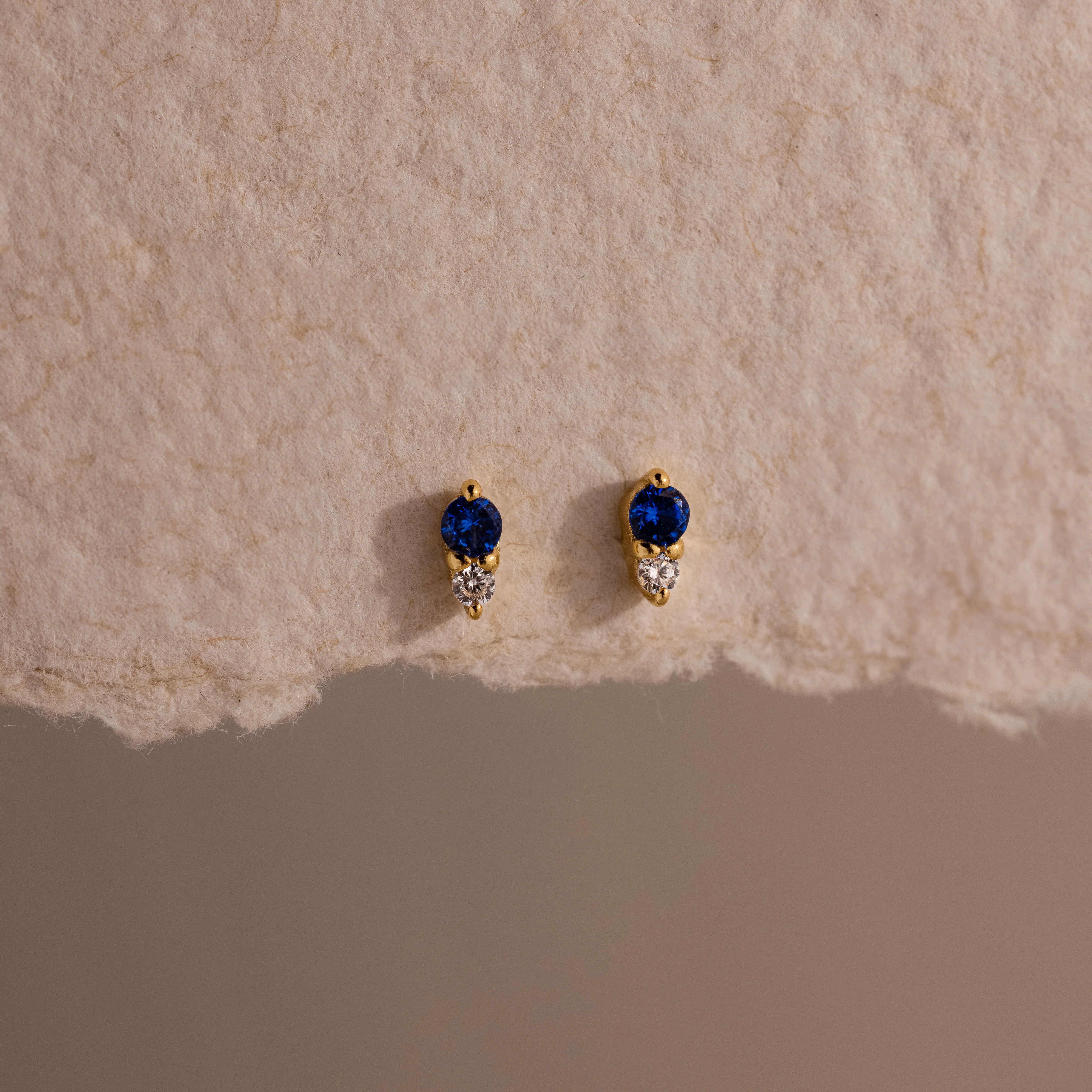 Tiny Duo Birthstone Flatback Studs - Image 12