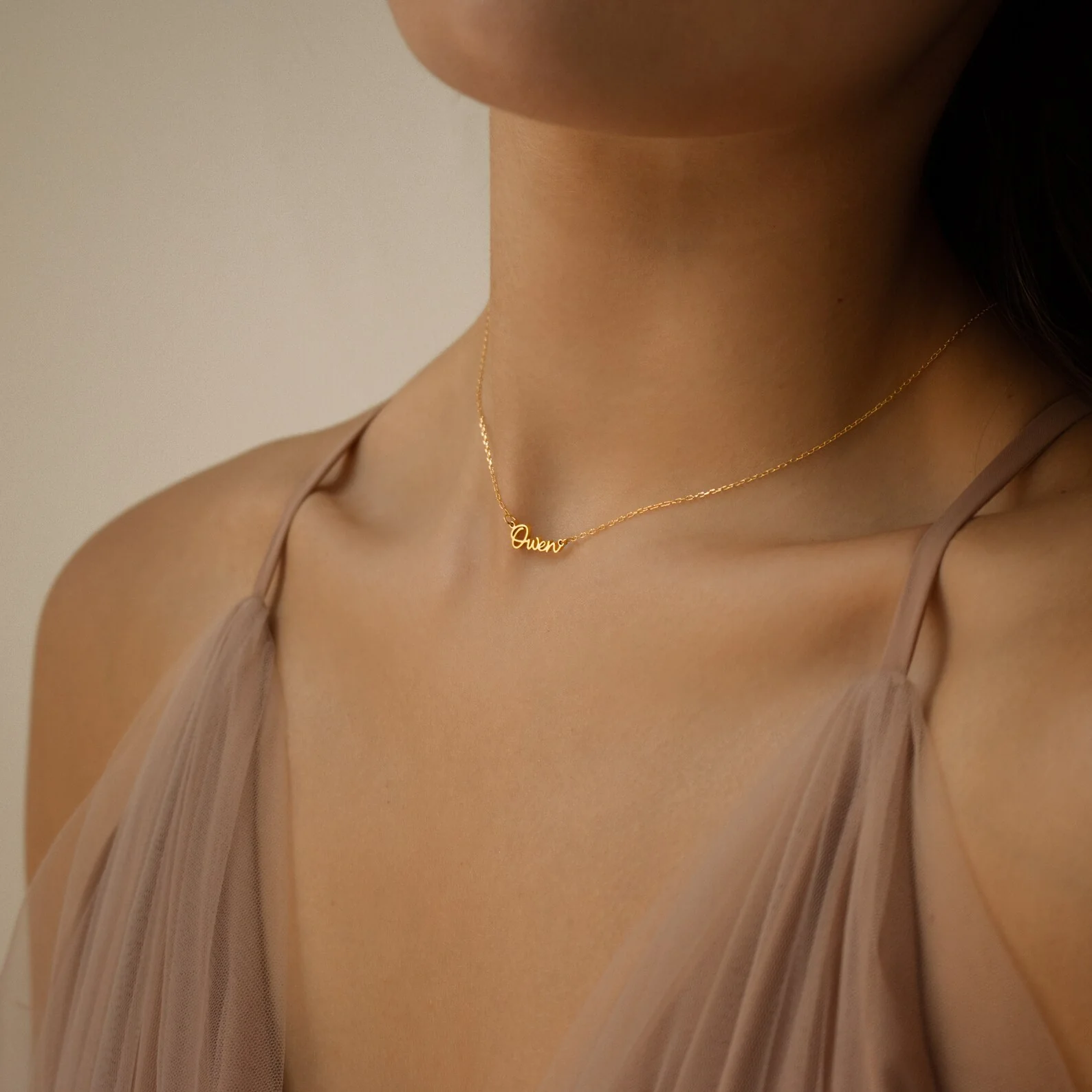 Tiny Grace Name Necklace - Image 3