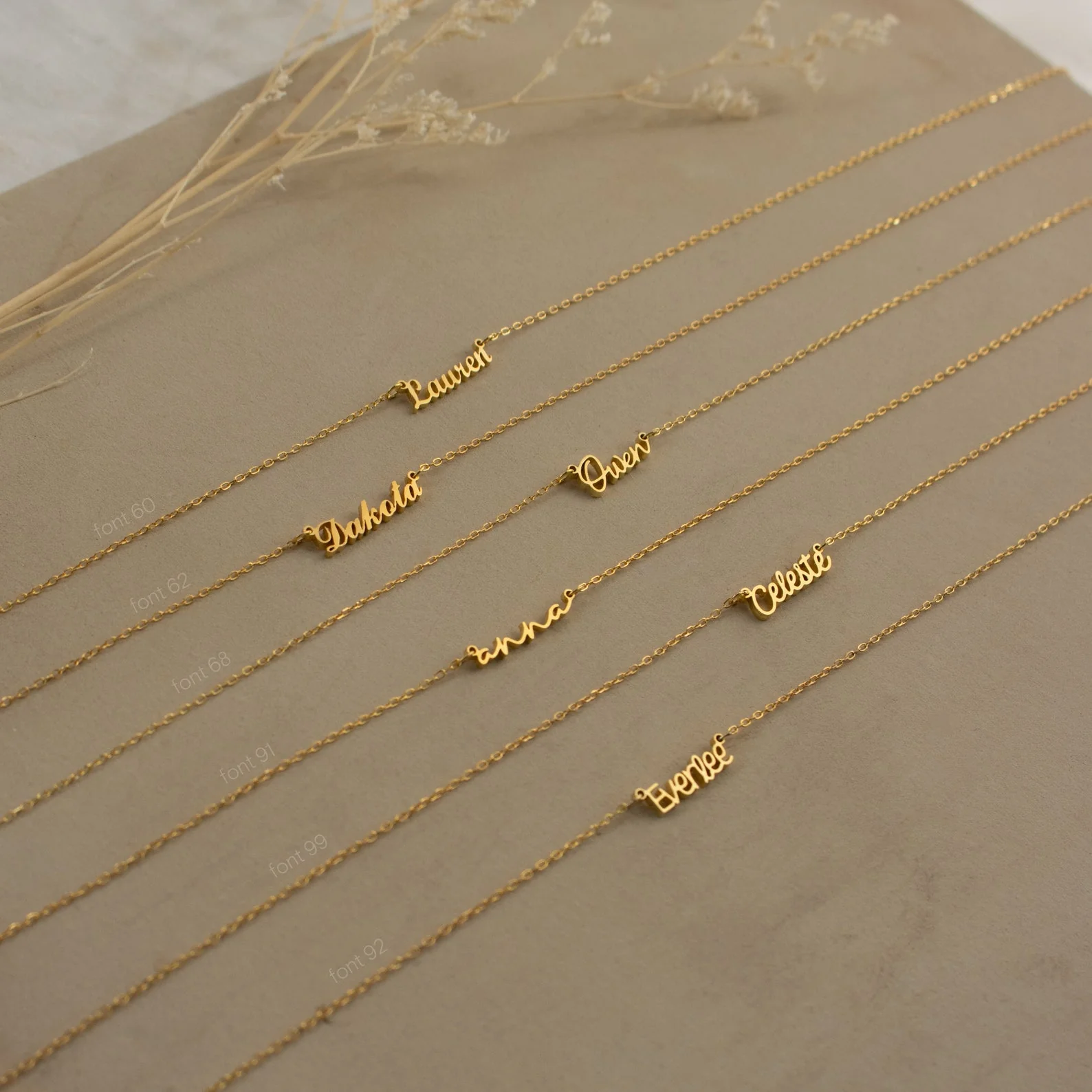 Tiny Grace Name Necklace - Image 4