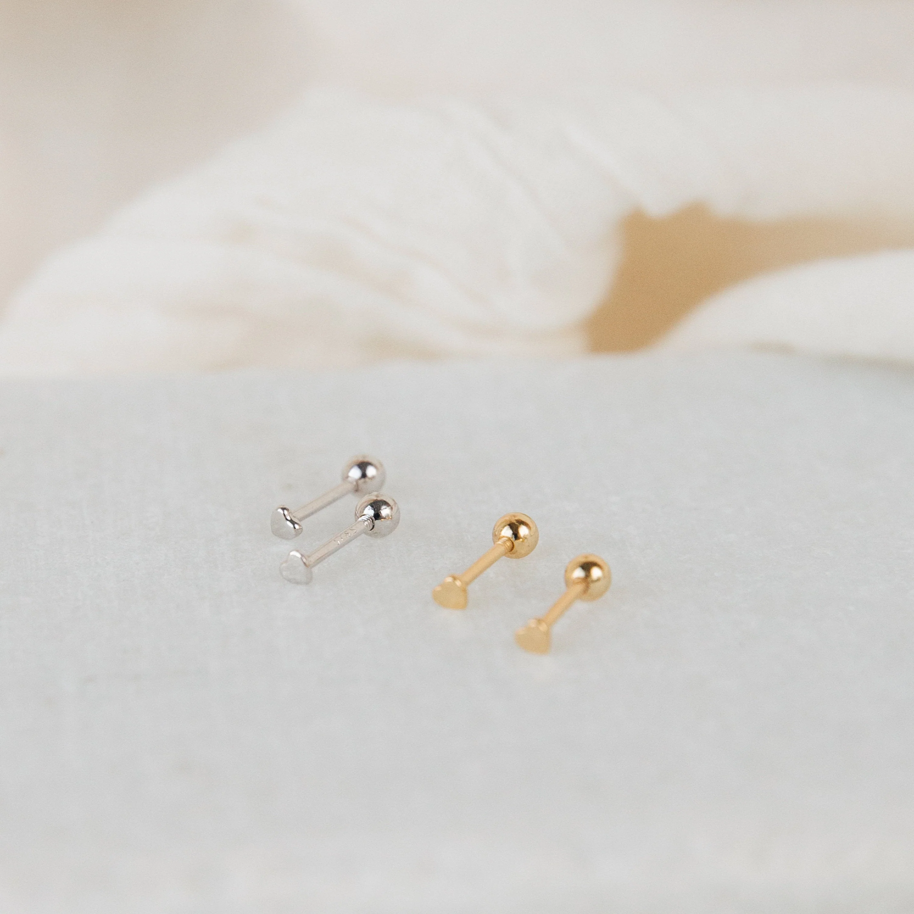 Tiny Heart Studs - Image 7