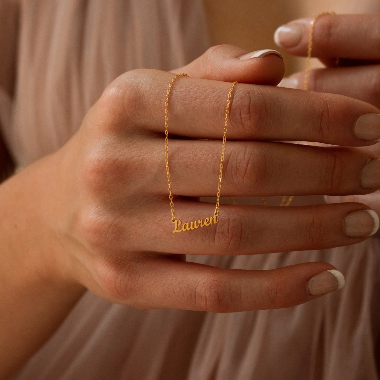 Tiny London Name Necklace - Image 2