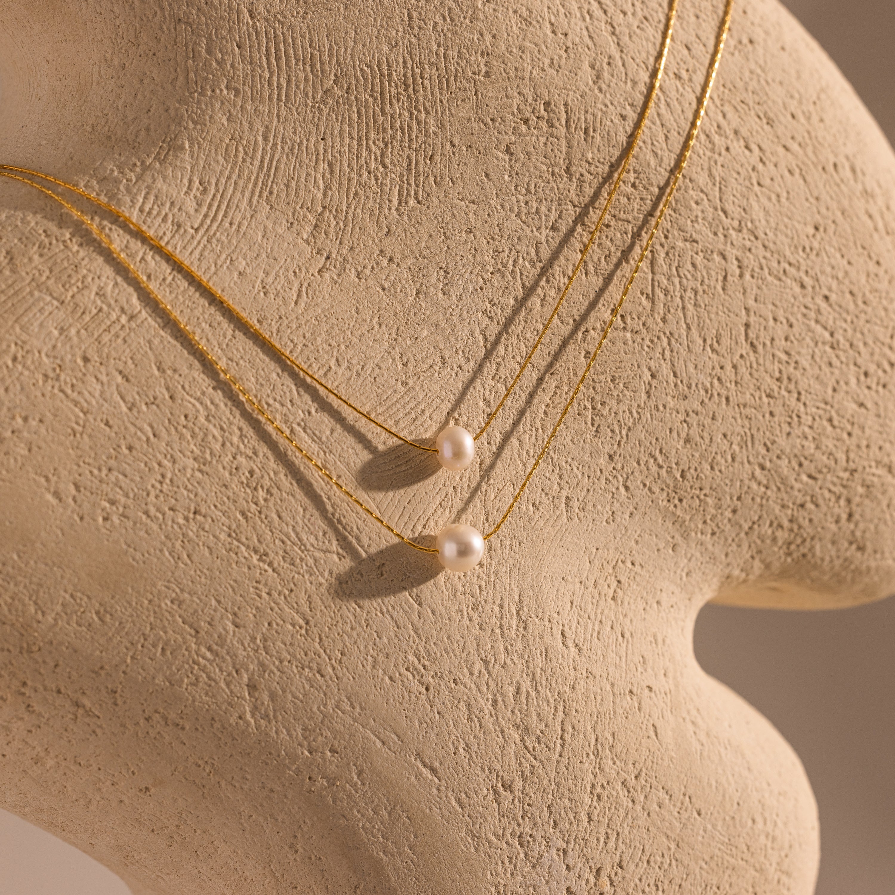 Tiny Pearl Dot Necklace - Image 7