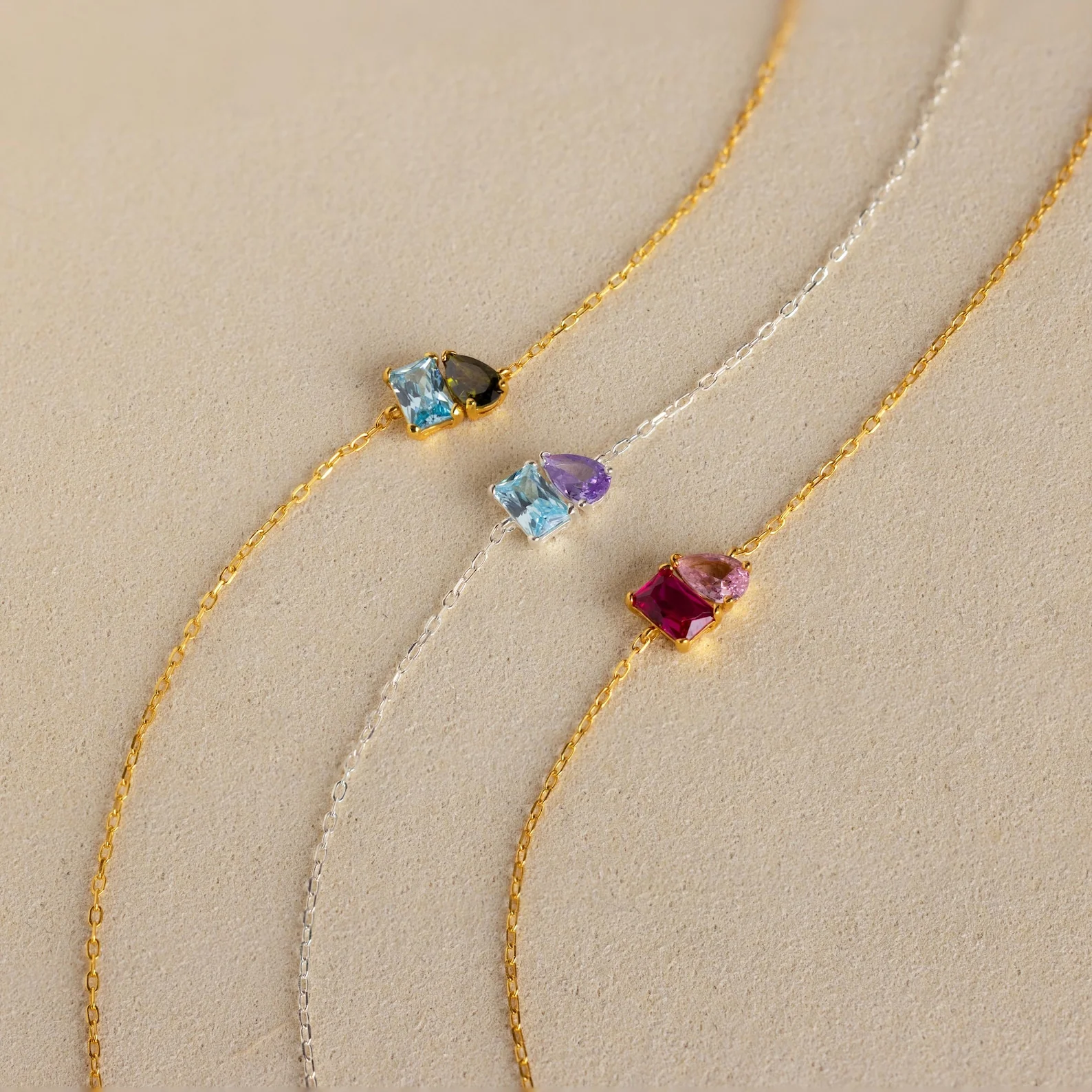 Toi et Moi Birthstone Bracelet - Image 5