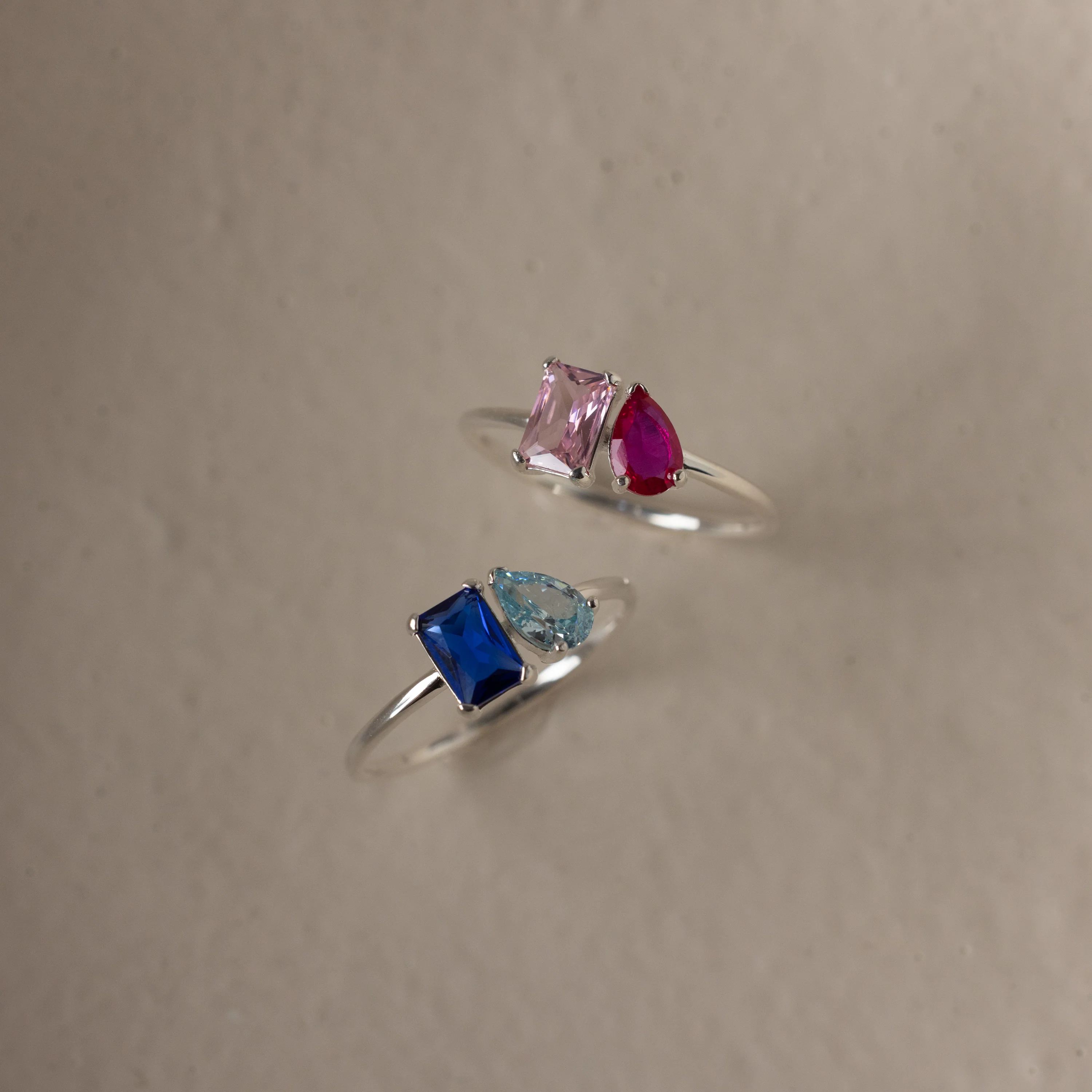 Toi et Moi Birthstone Ring - Image 3