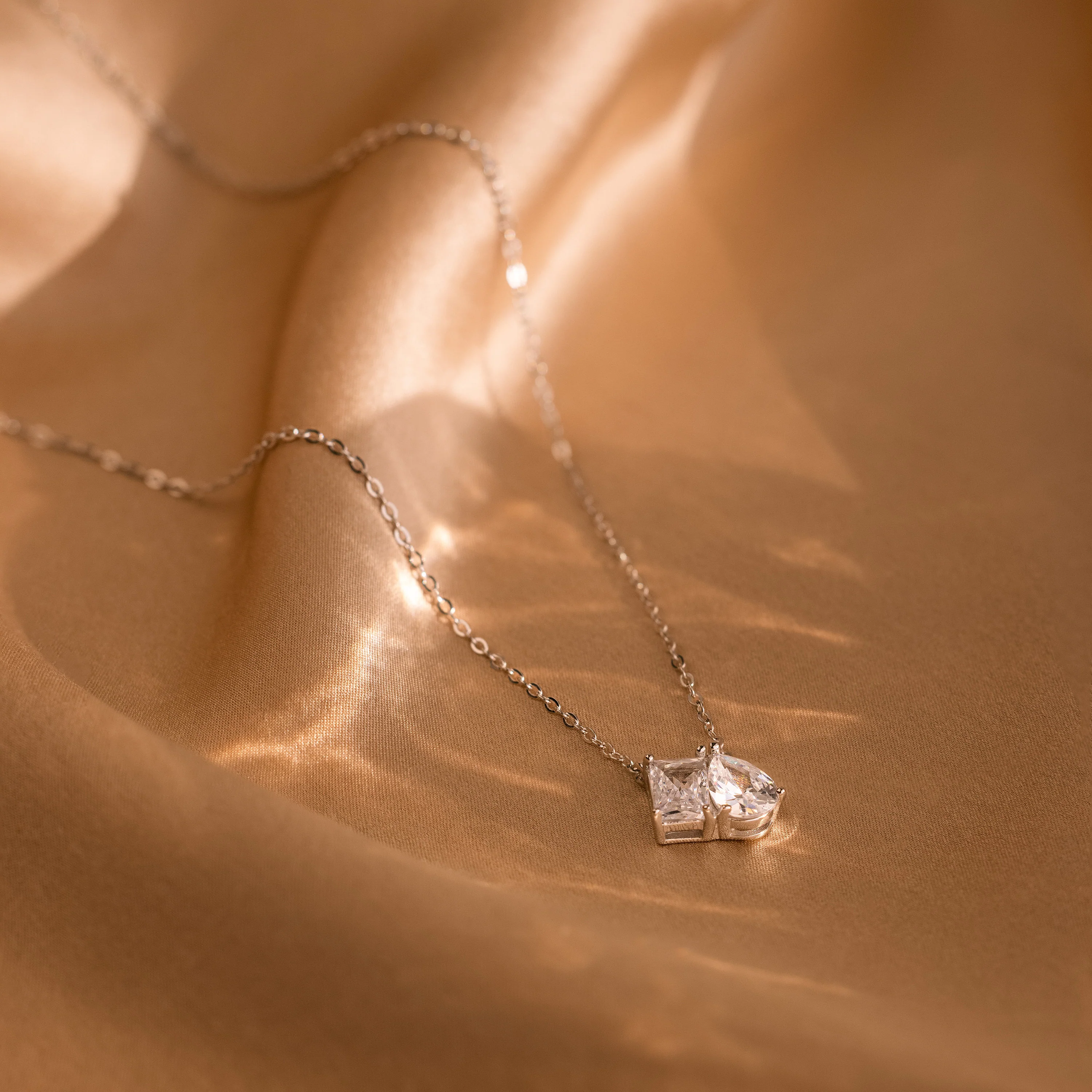 Toi et Moi Diamond Necklace - Image 7