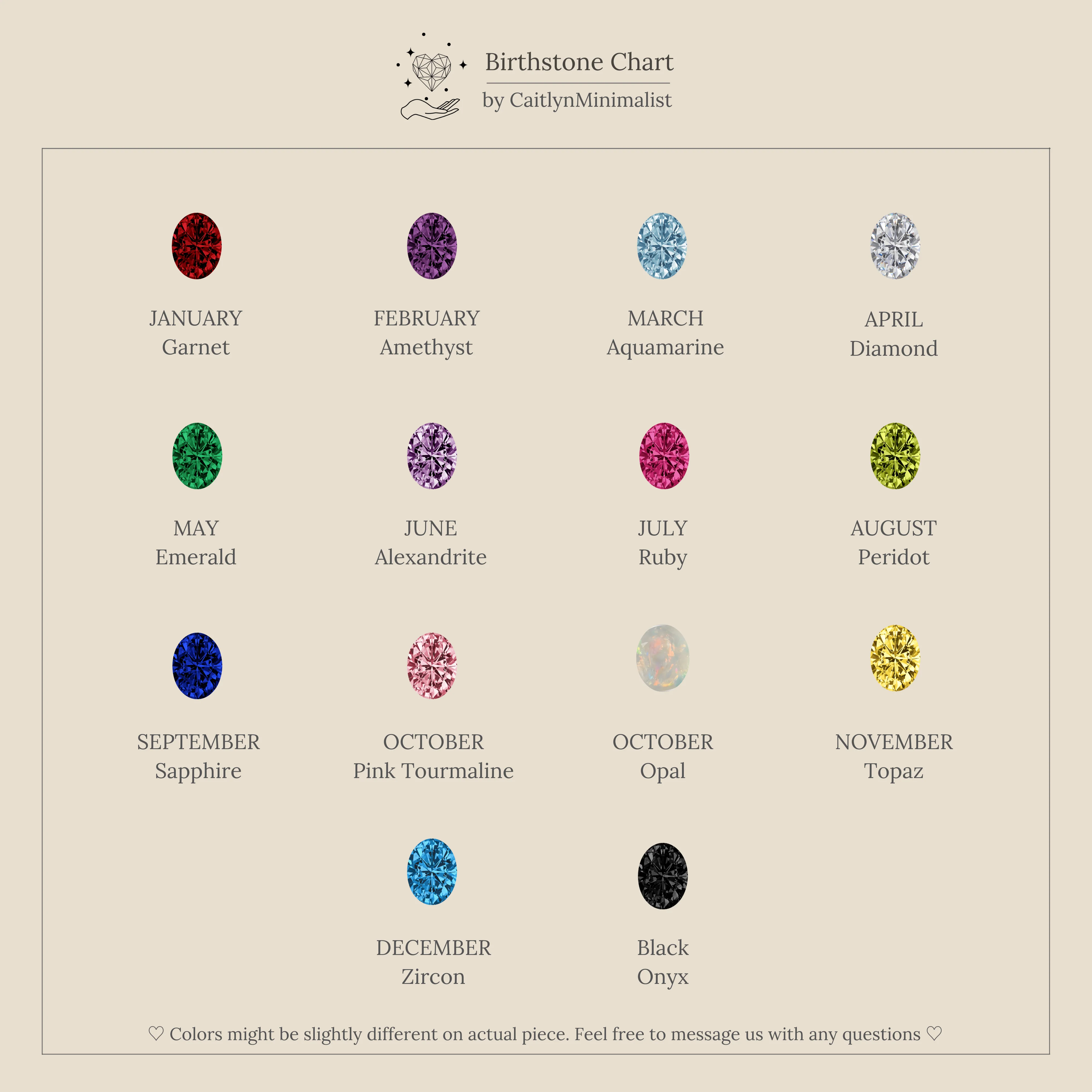Toi et Moi Oval Birthstone Ring - Image 8