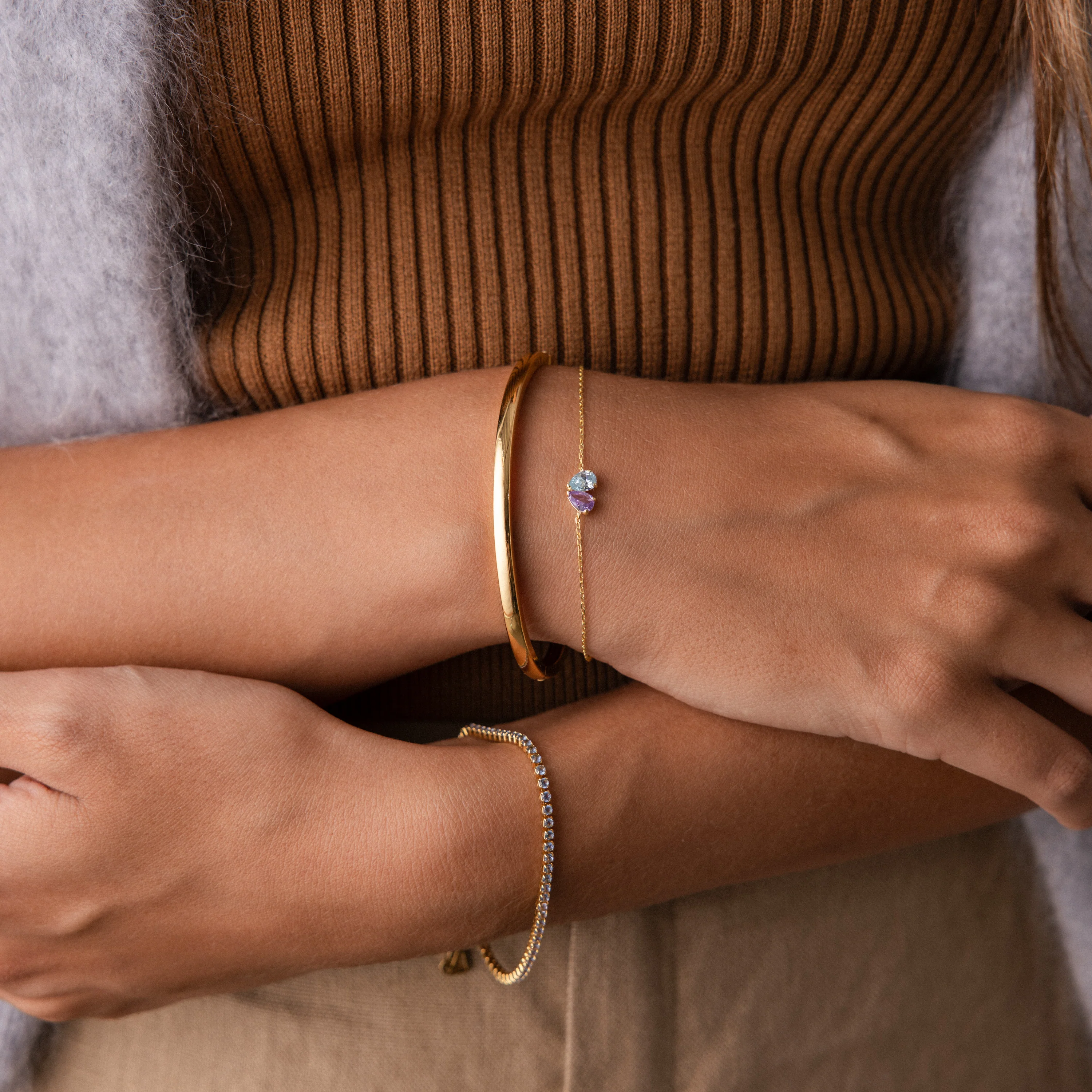 Toi et Moi Teardrop Heart Bracelet - Image 7