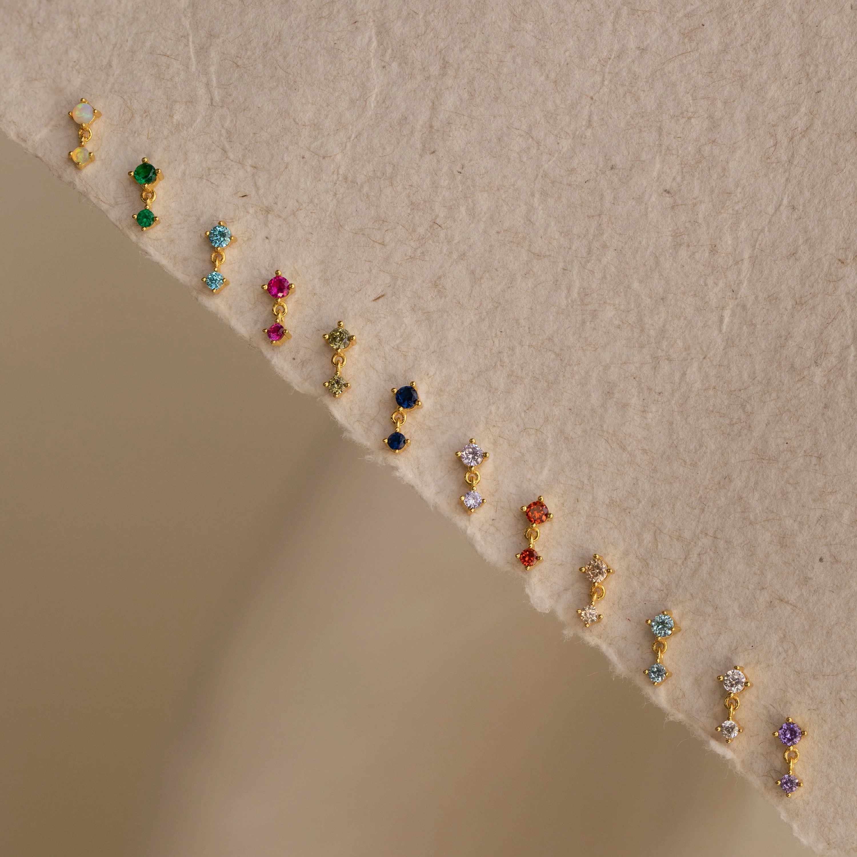 Topaz Drop Studs - Image 3