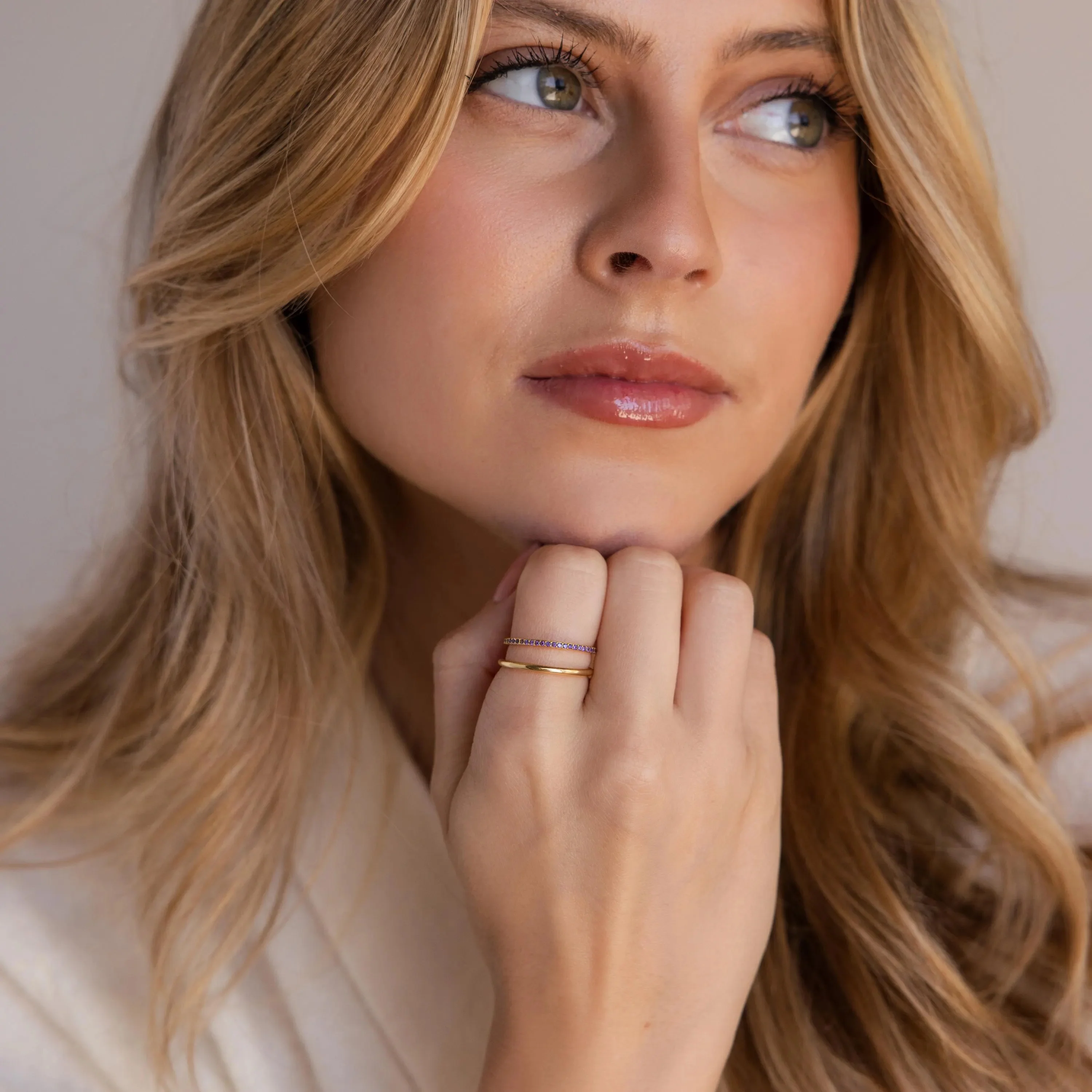 Ruby Tennis Ring Set - Image 4