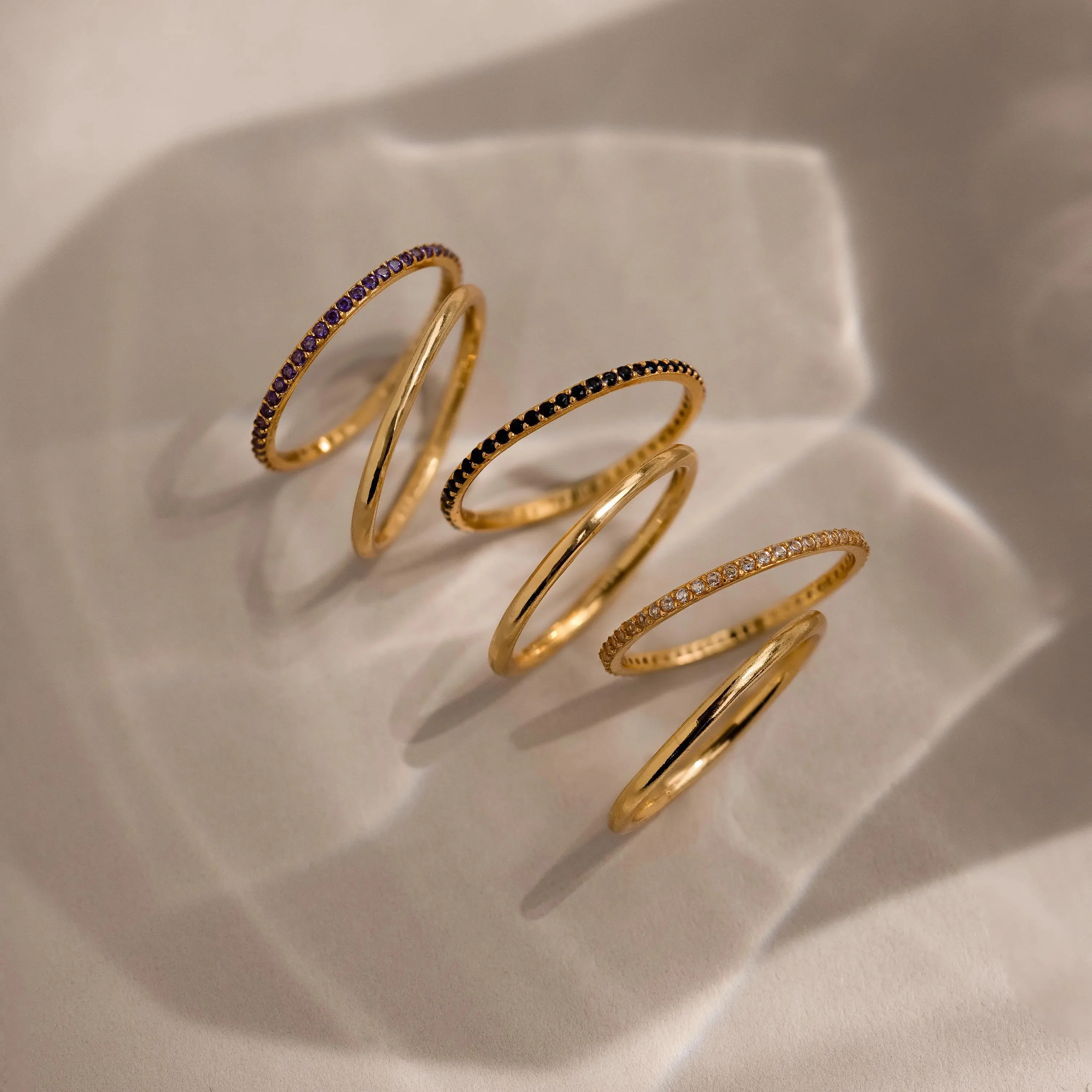 Ruby Tennis Ring Set - Image 5