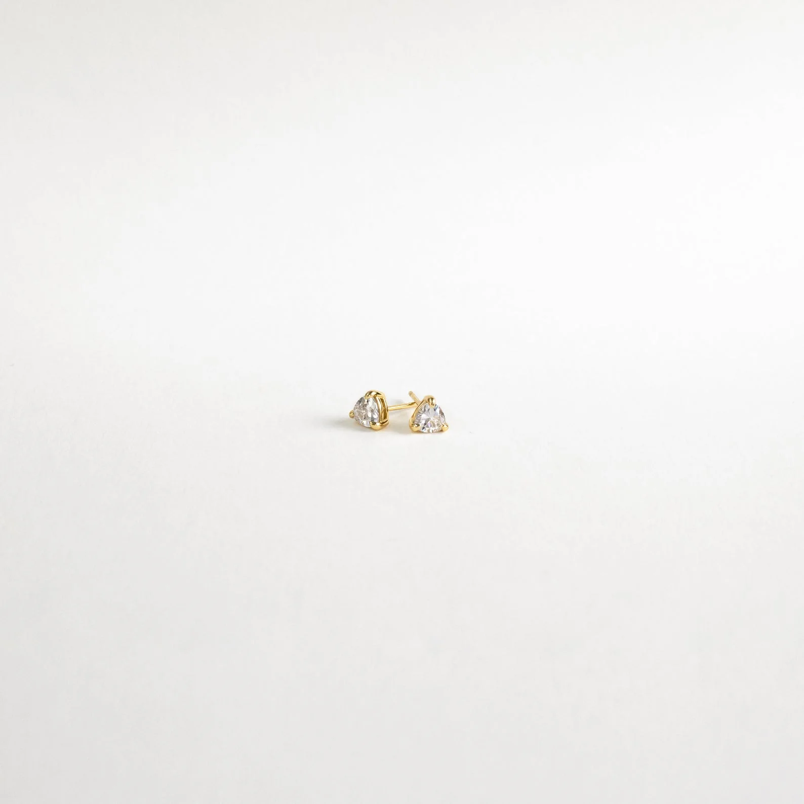 Triangle Diamond Studs - Image 7