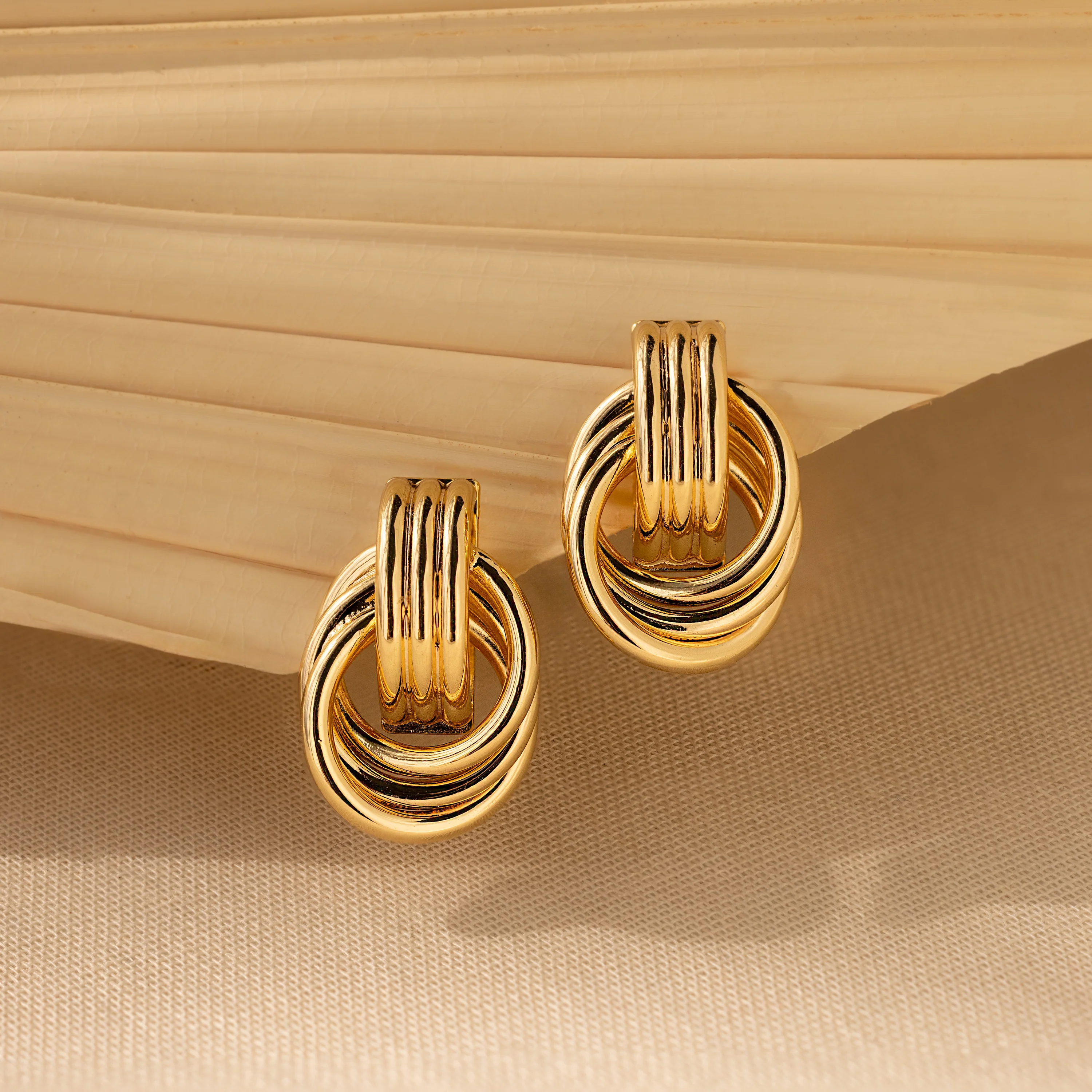 Triple Knot Earrings - Image 3