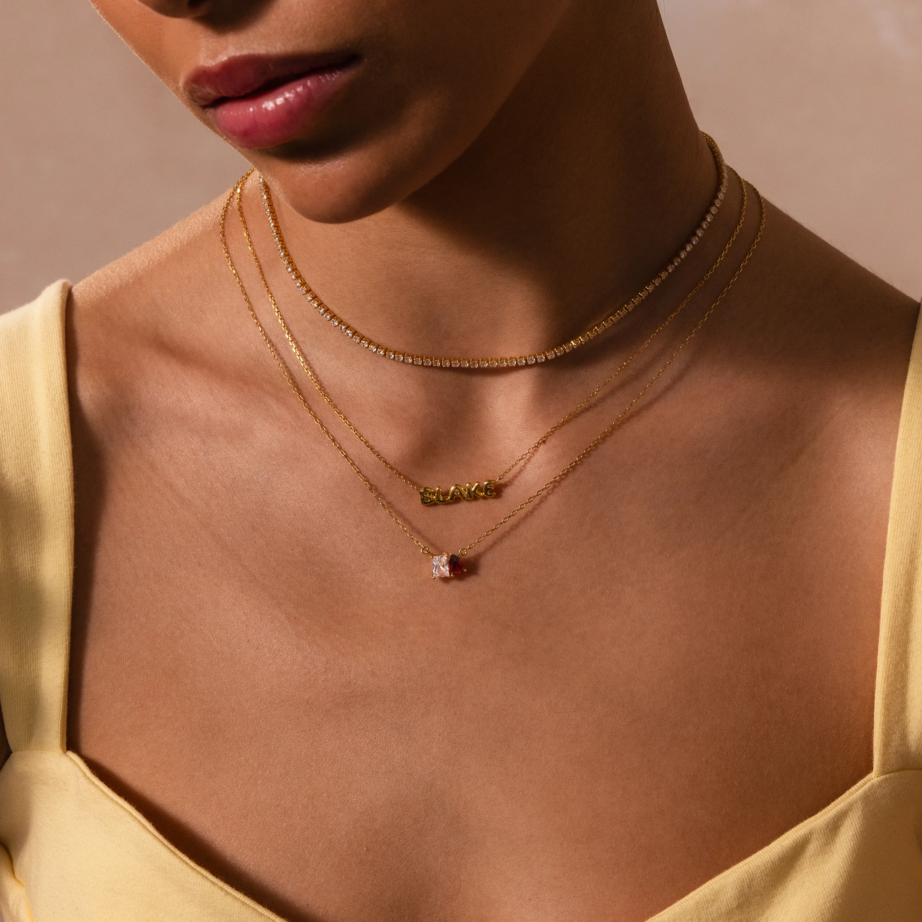 Triple Layering Clasp in 18K Gold - Image 6