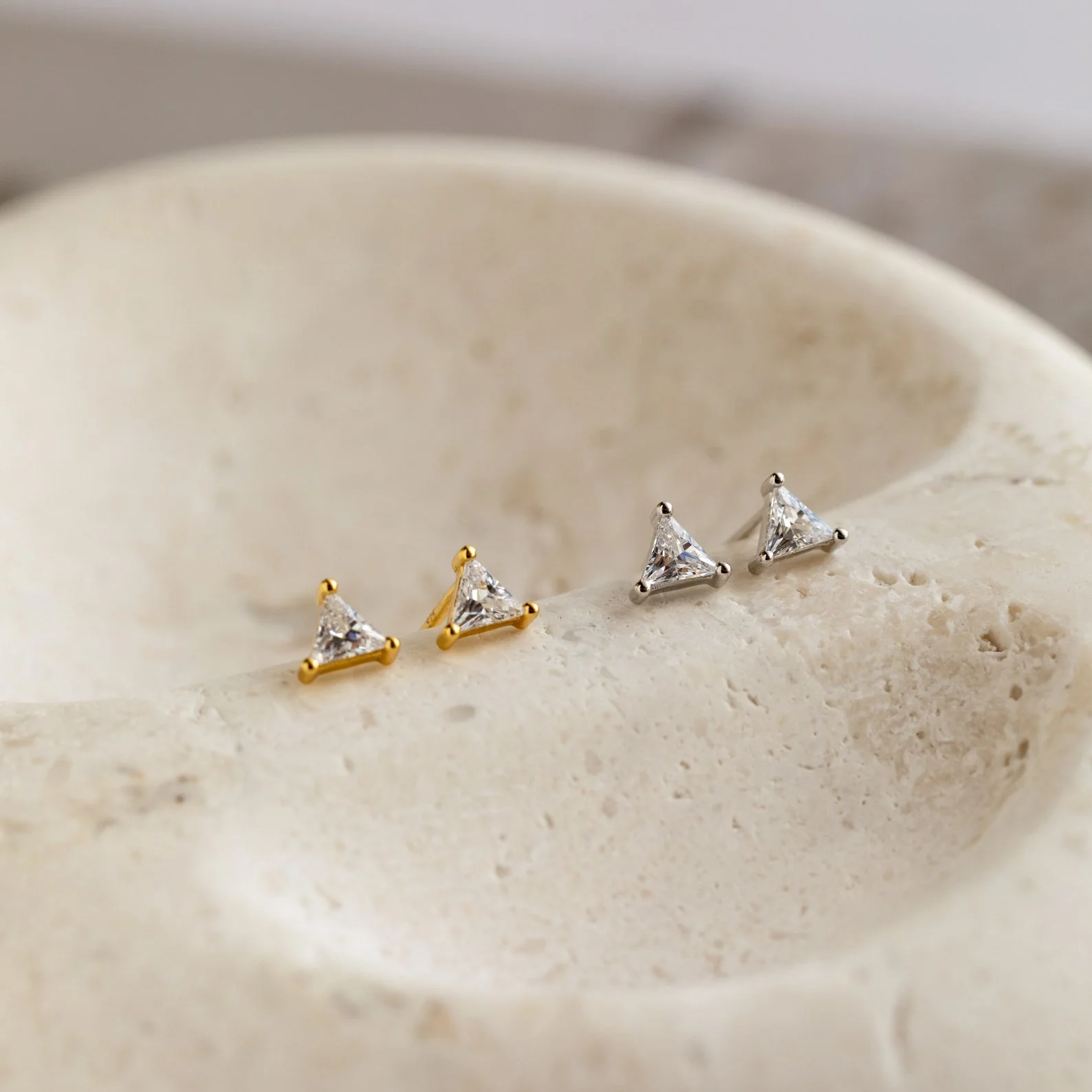 Trixie Diamond Studs - Image 3