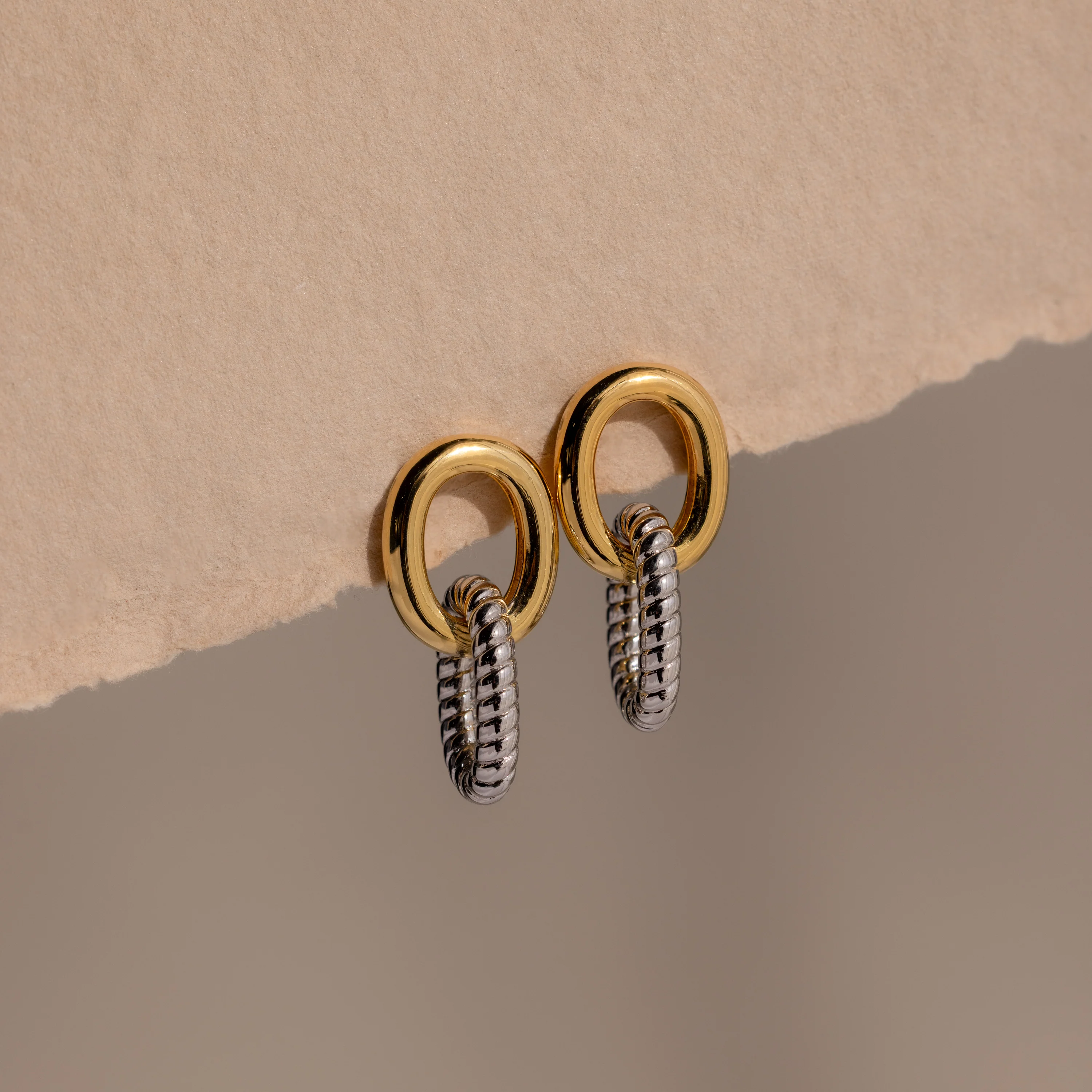 Twisted Link Earrings - Image 10