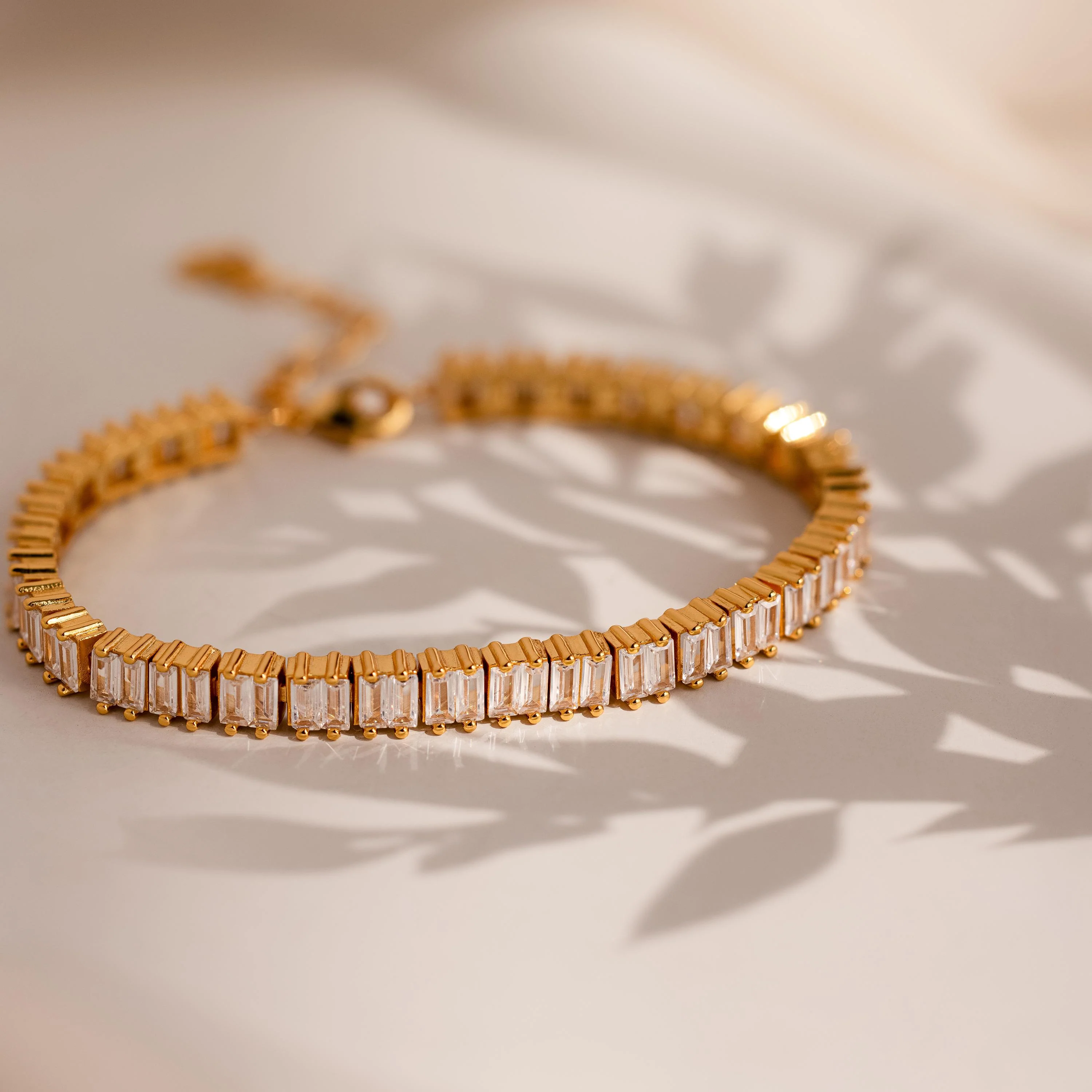 Vertical Baguette Tennis Bracelet - Image 2