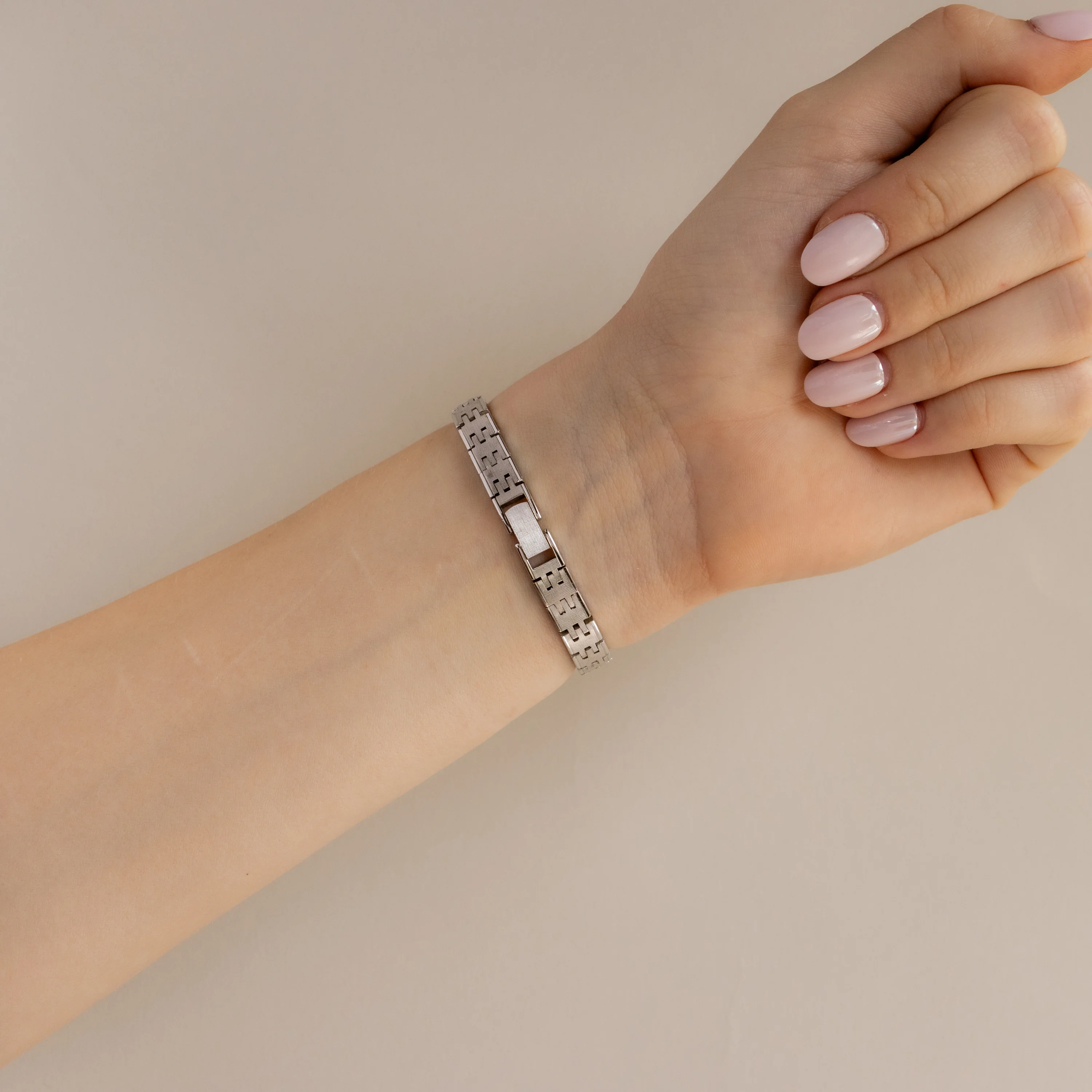 Vintage Basile Square Silver Watch - Image 3