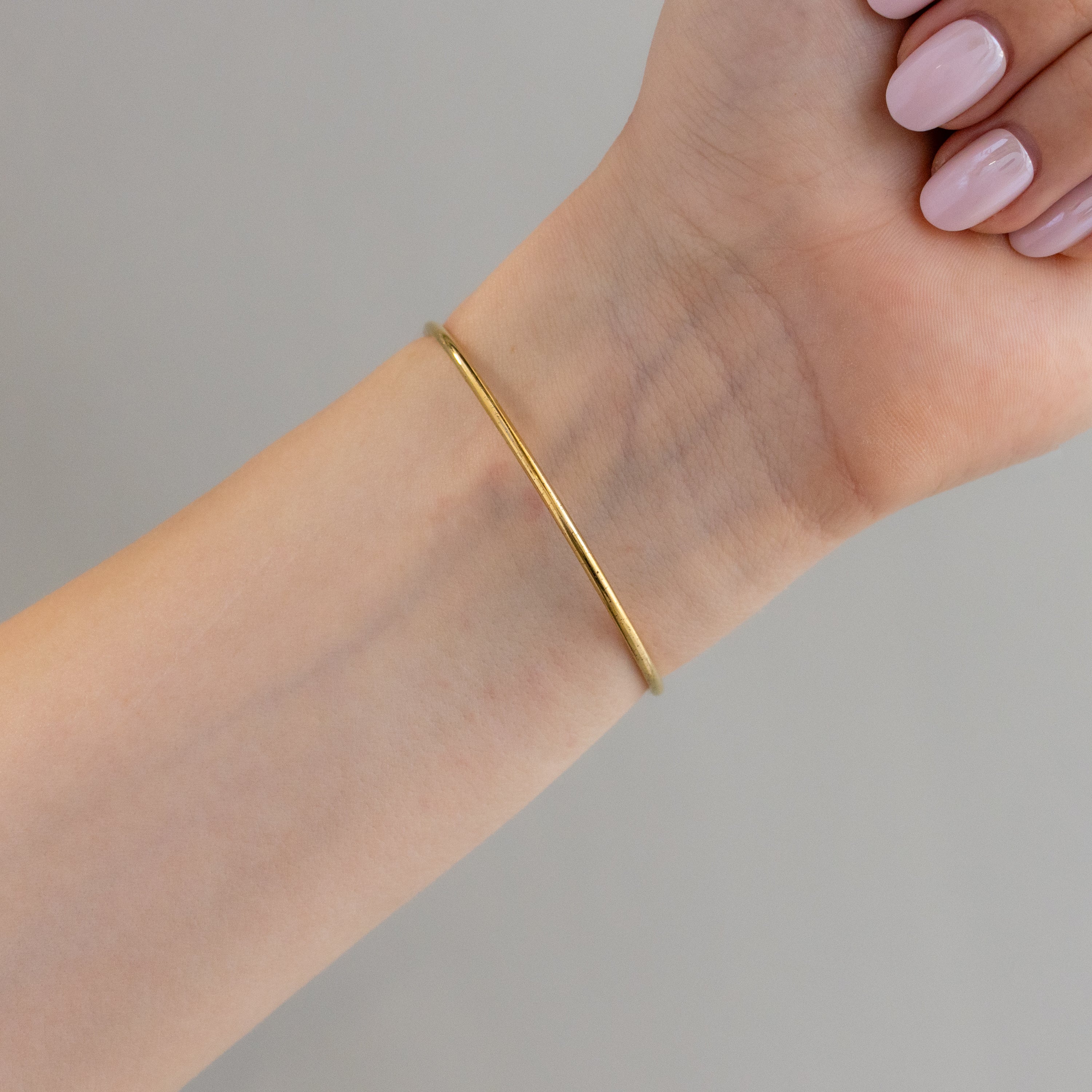 Vintage Christian Bernard Oval Cuff Gold Watch - Image 3