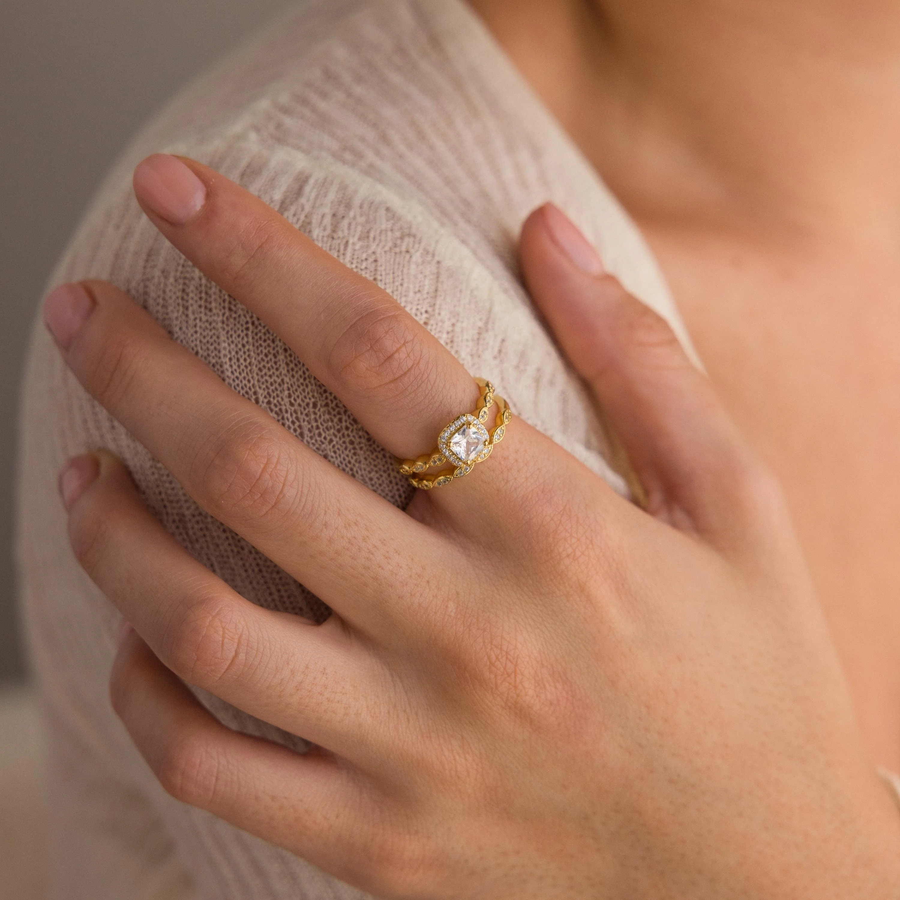 Vintage Diamond Rings Set - Image 4