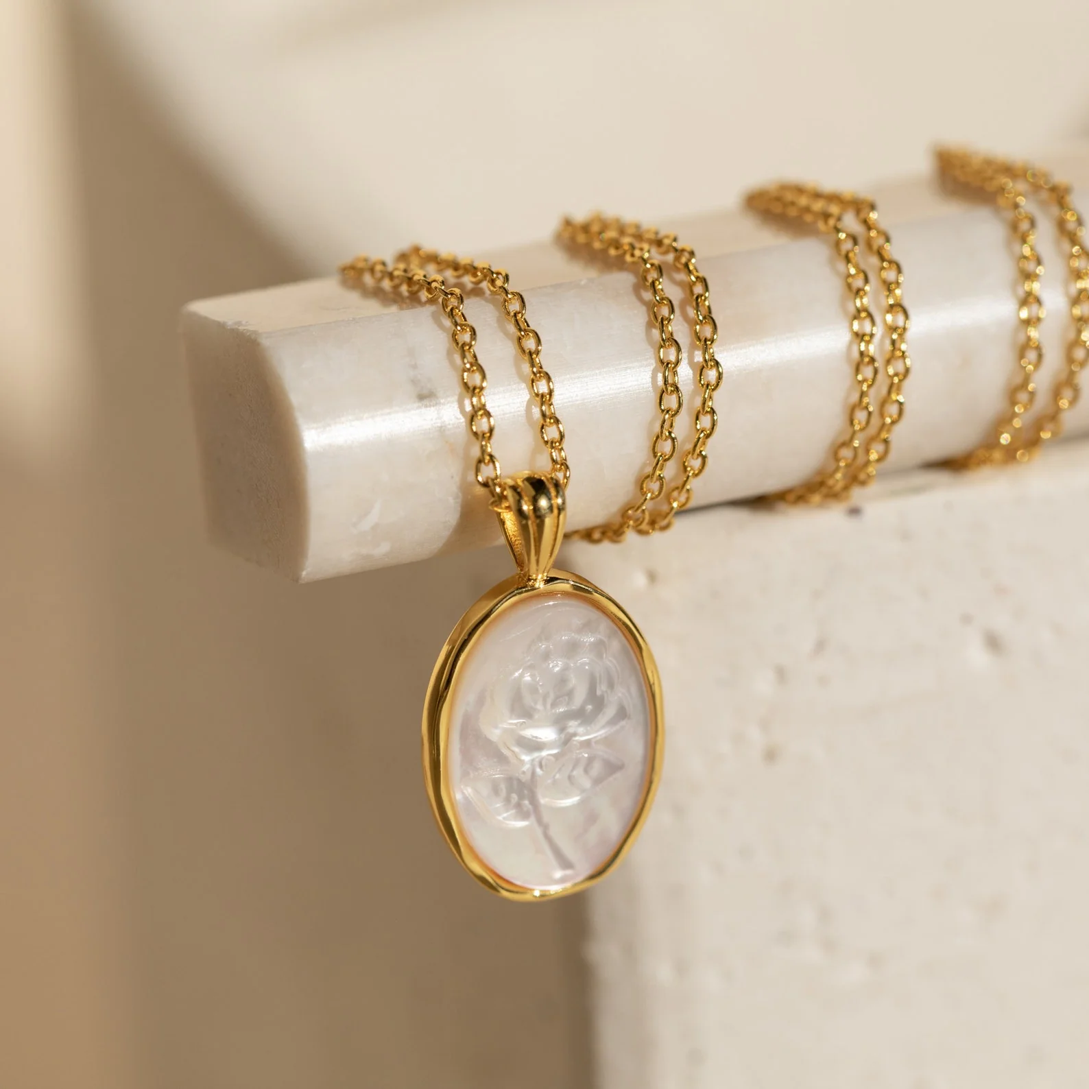 Vintage Rose Necklace - Image 3