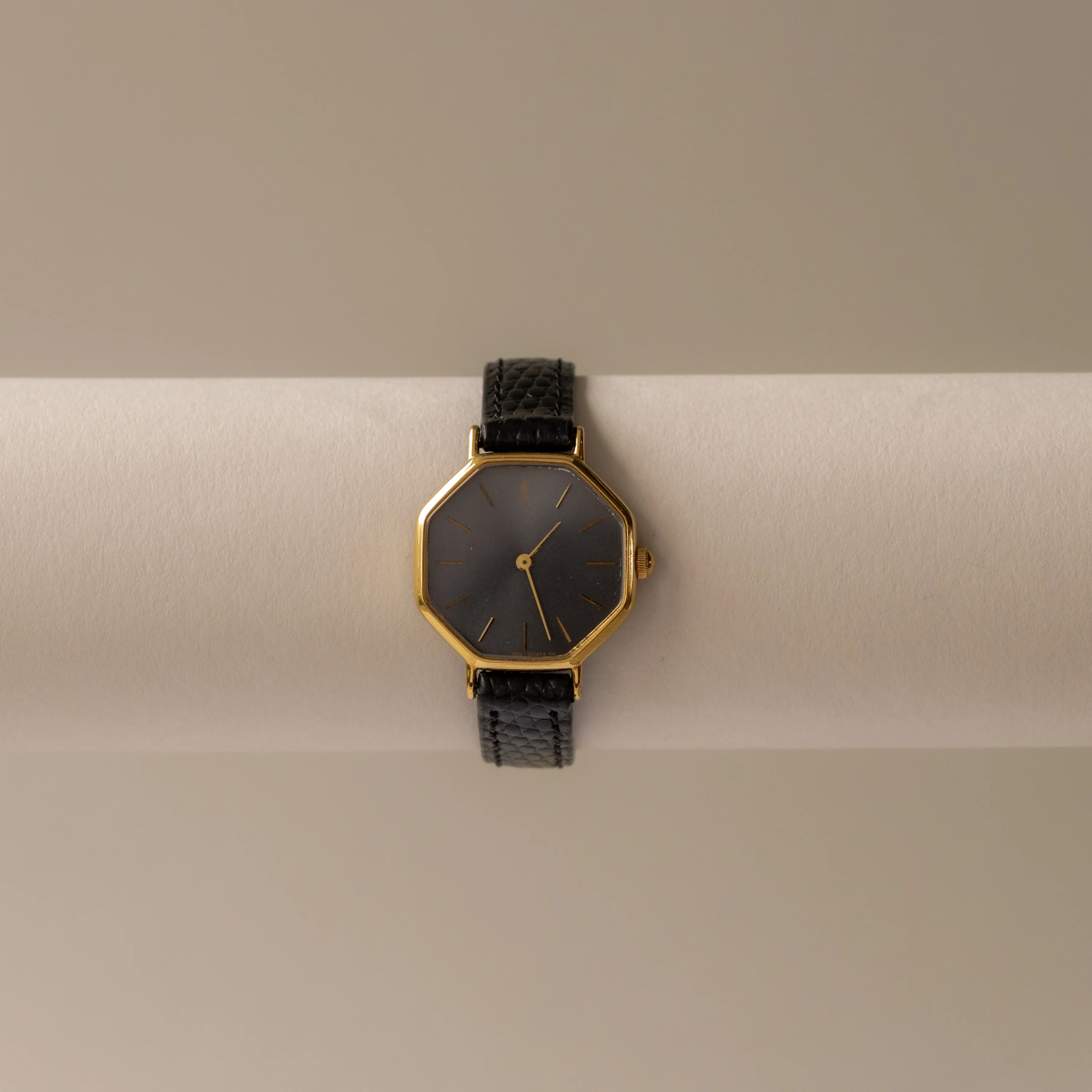 Vintage YSL Midnight Octagon Gold Watch - Image 2